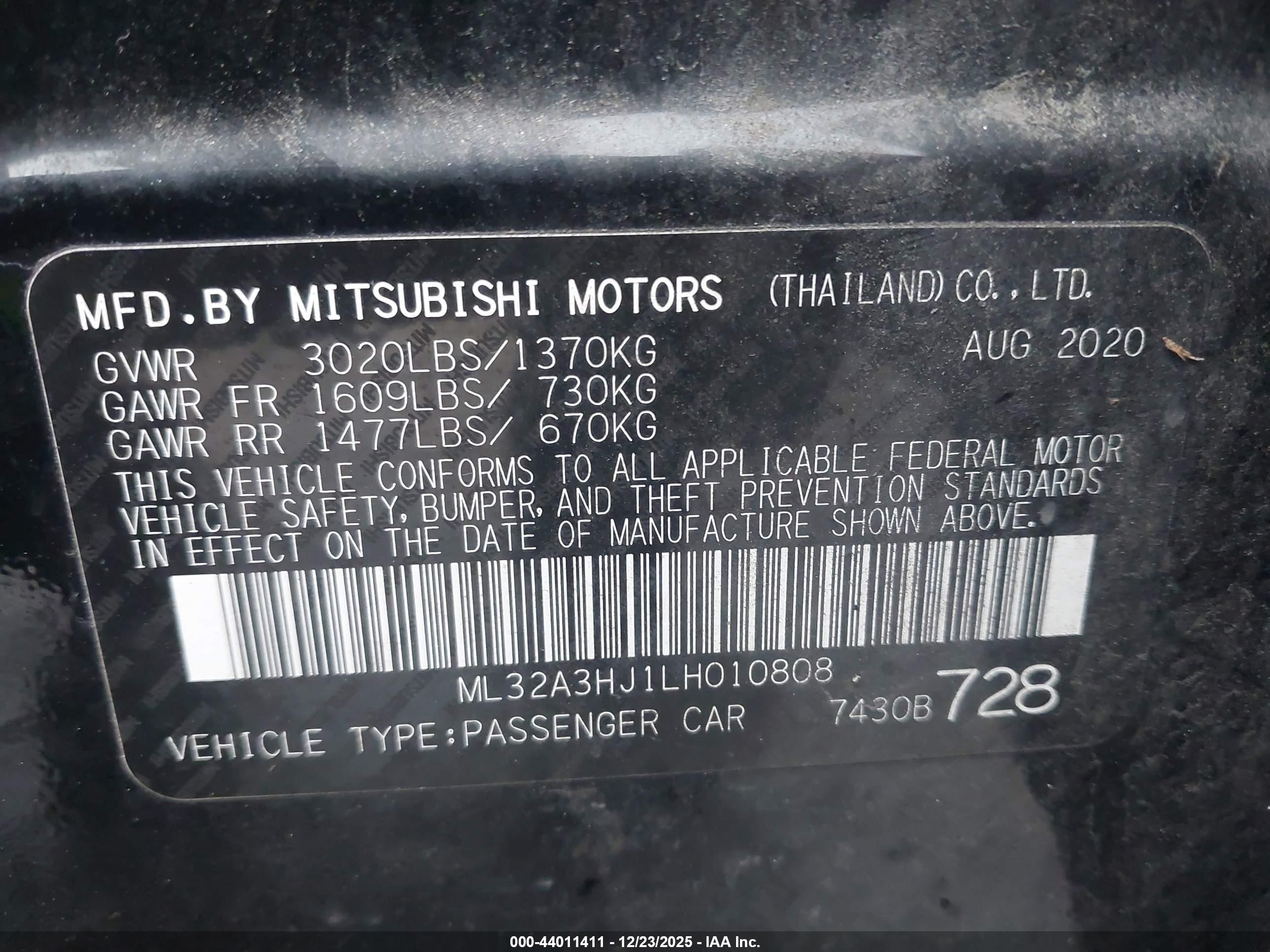 MITSUBISHI MIRAGE image 9