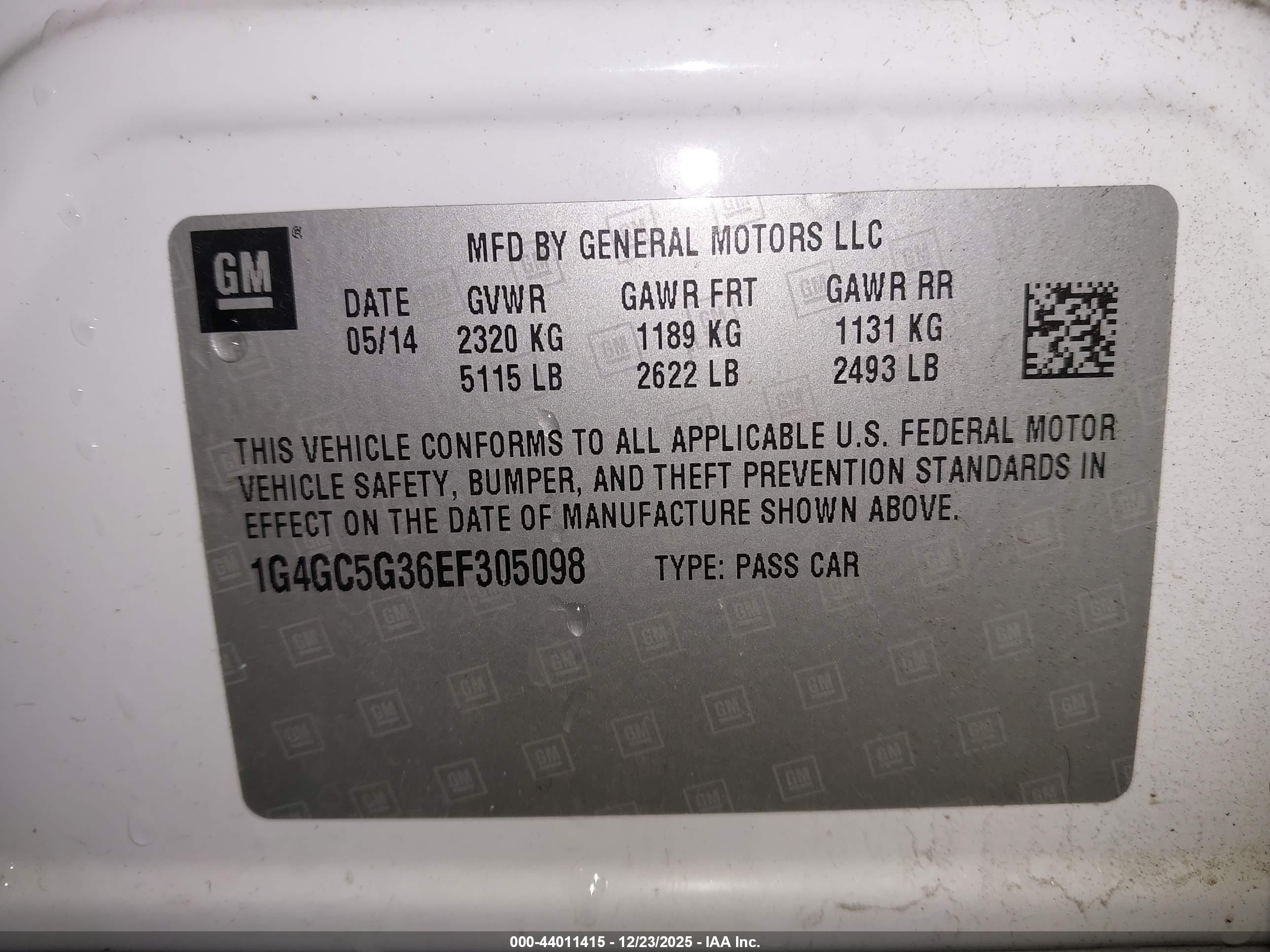 BUICK LACROSSE image 9