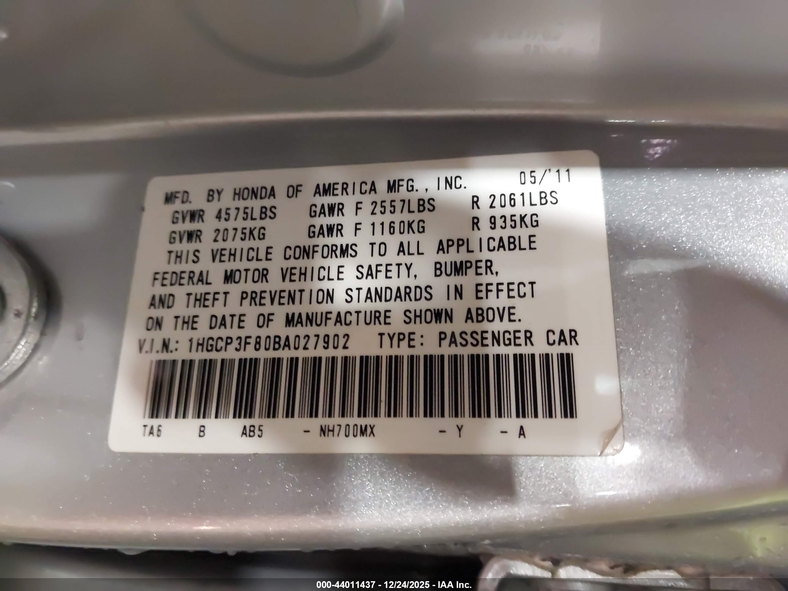 HONDA ACCORD image 9
