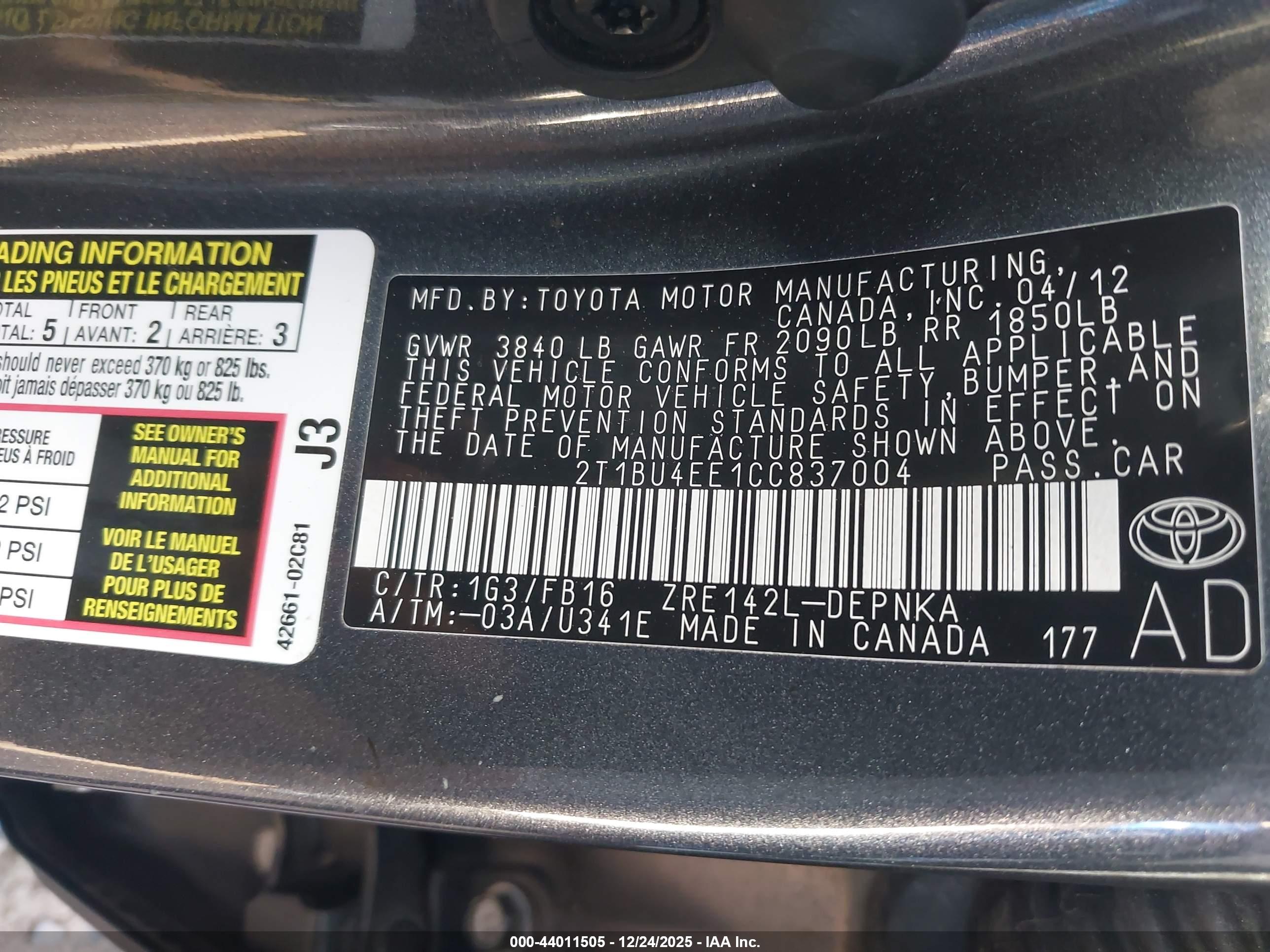 TOYOTA COROLLA image 9