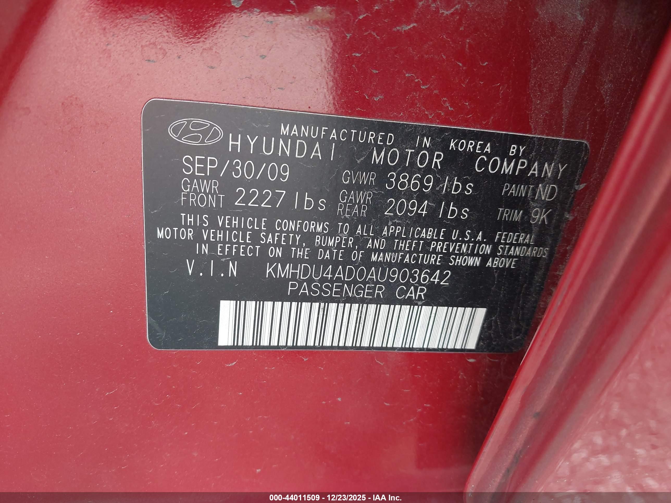 HYUNDAI ELANTRA image 9