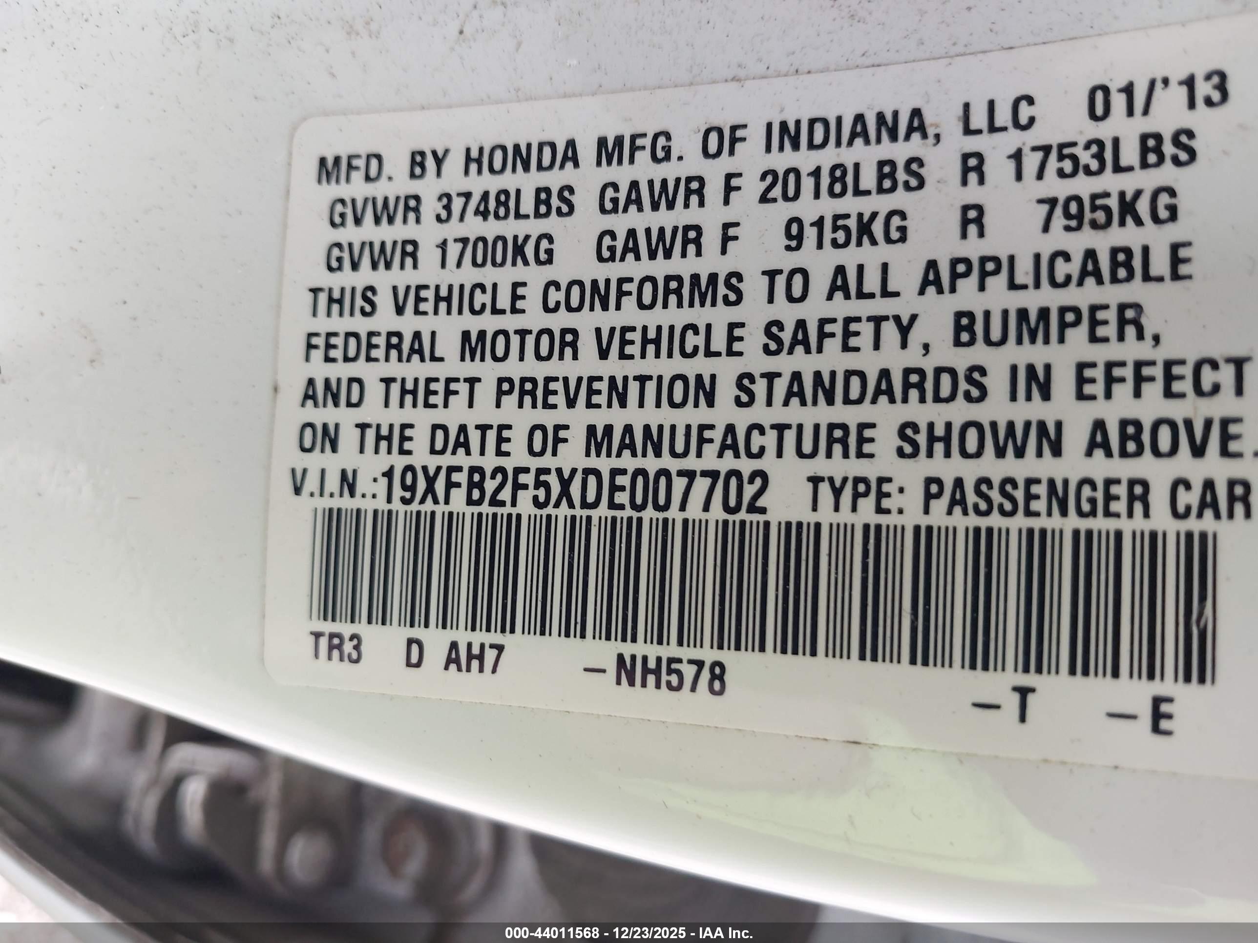 HONDA CIVIC image 9