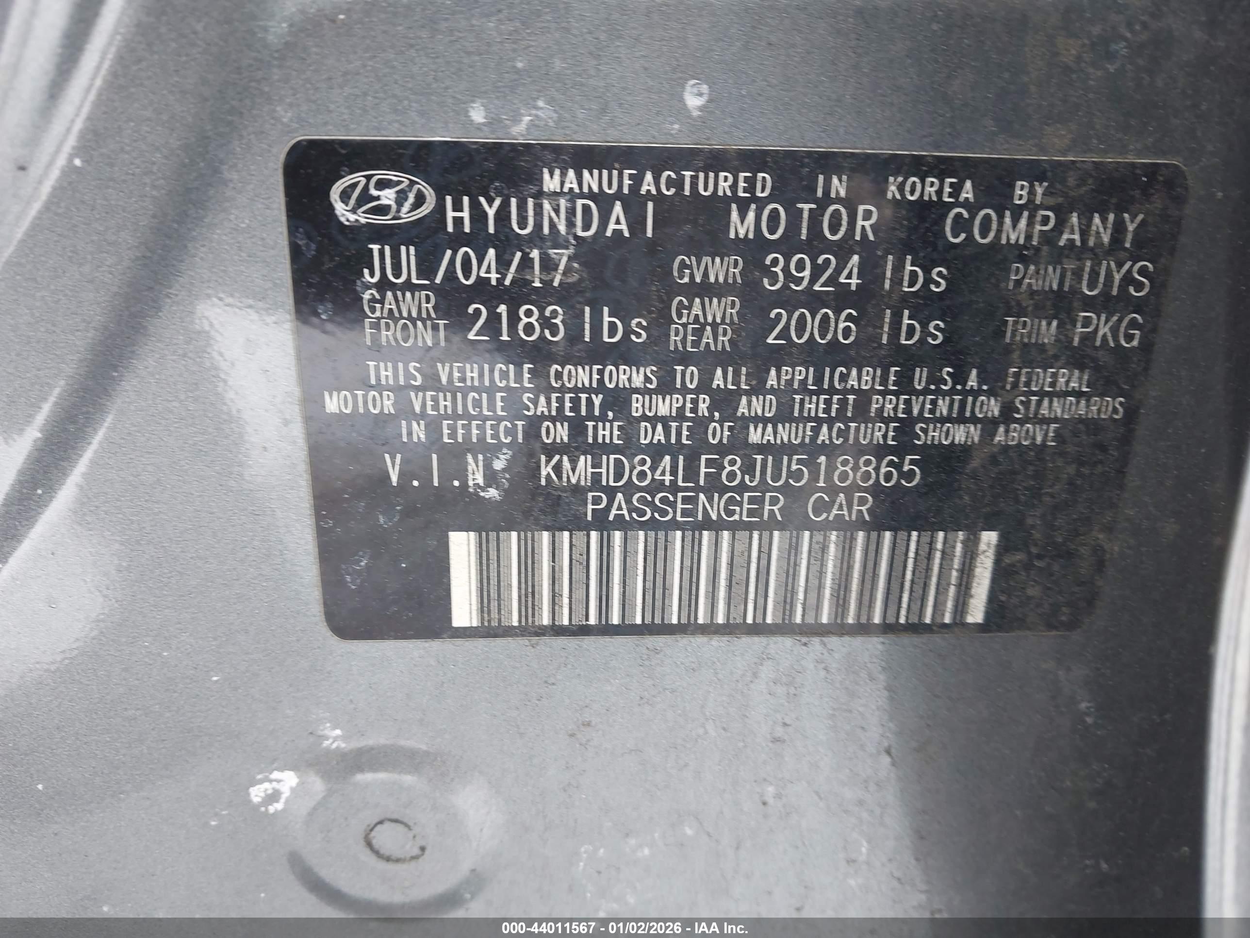HYUNDAI ELANTRA image 9