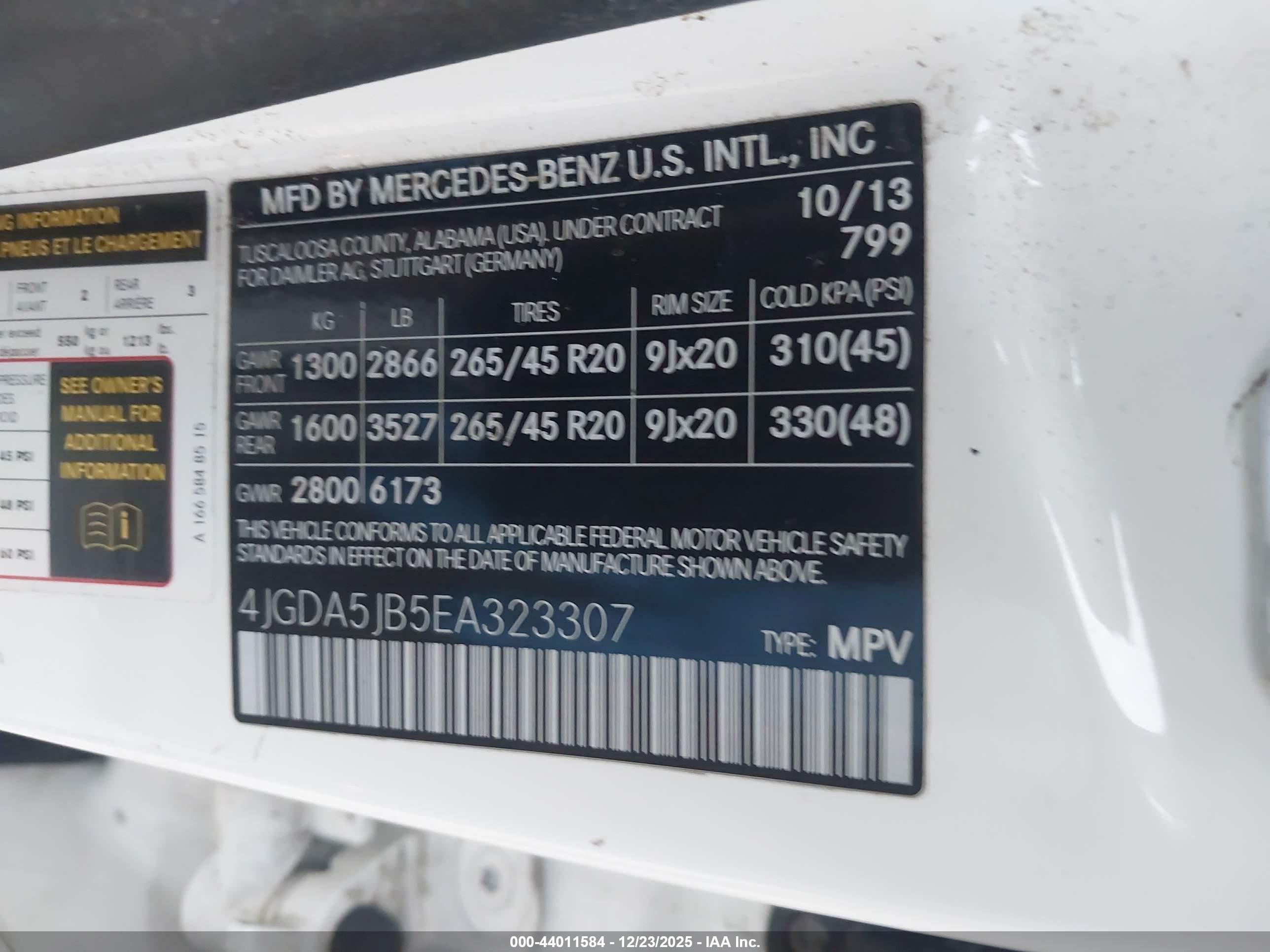MERCEDES-BENZ ML image 9