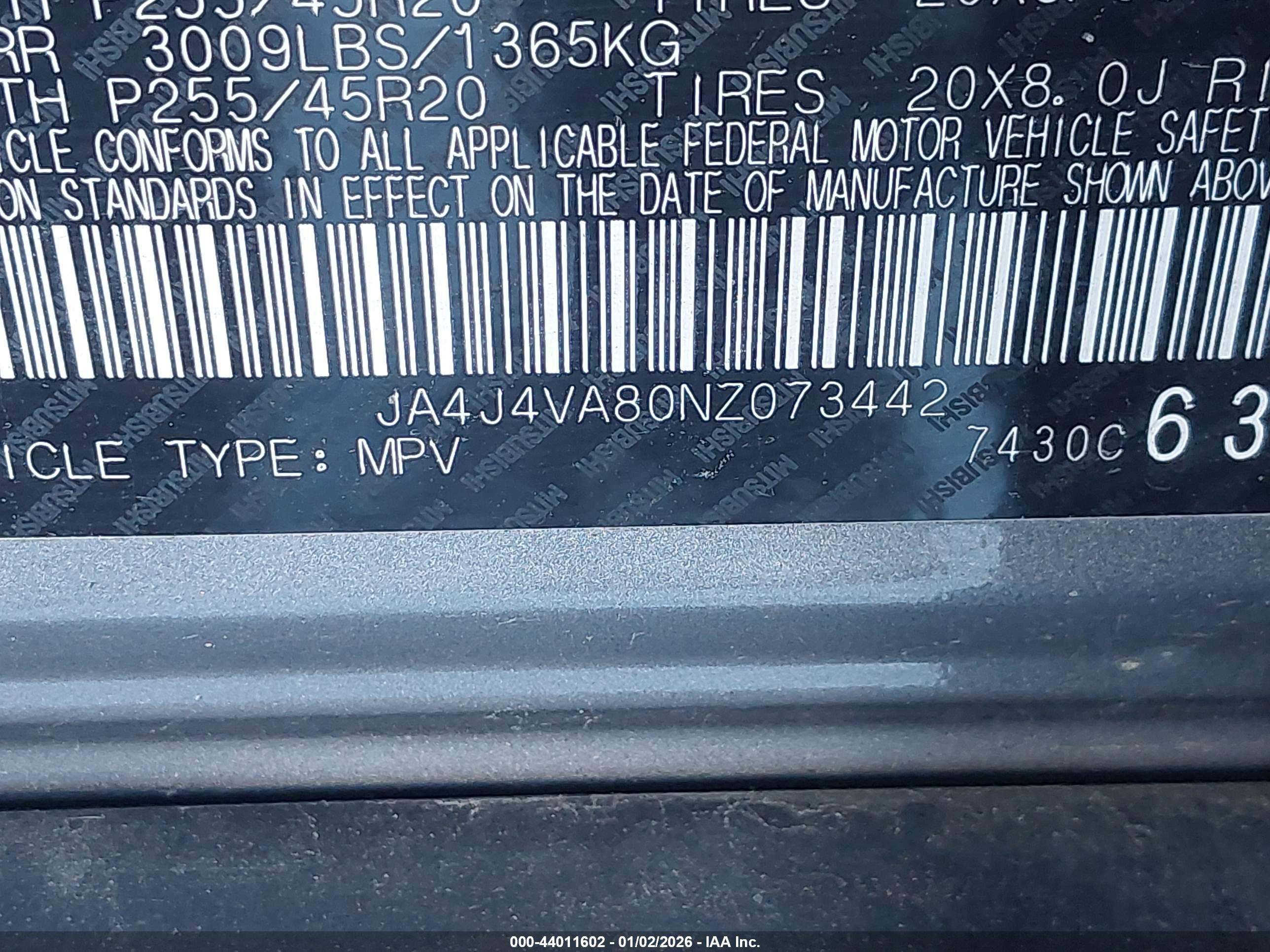 MITSUBISHI OUTLANDER image 9
