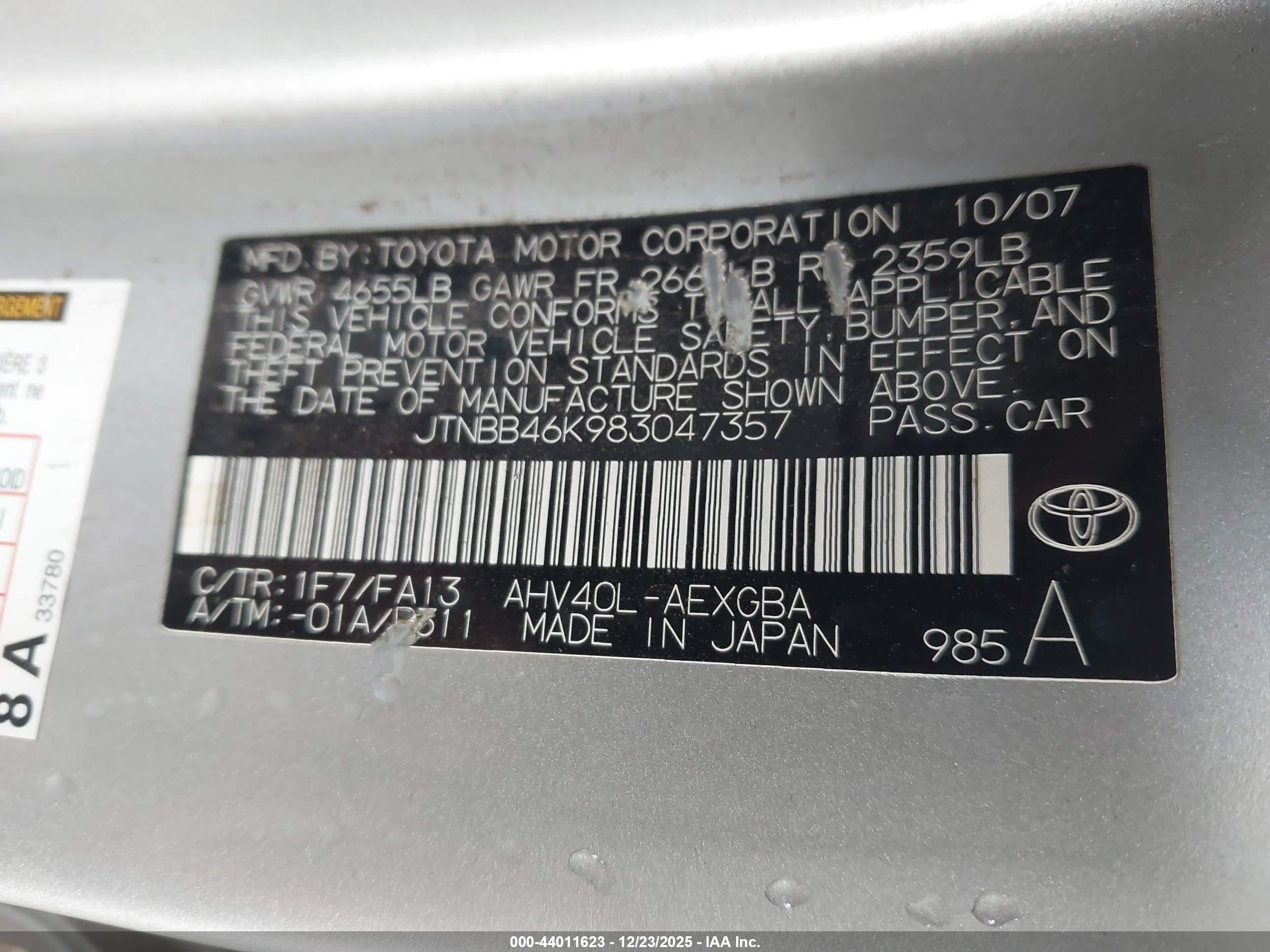 TOYOTA CAMRY image 9