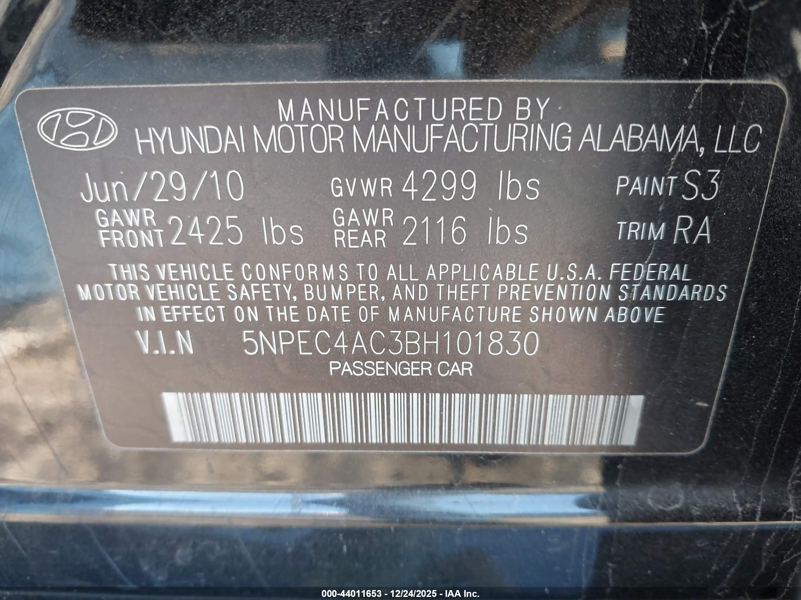 HYUNDAI SONATA image 9