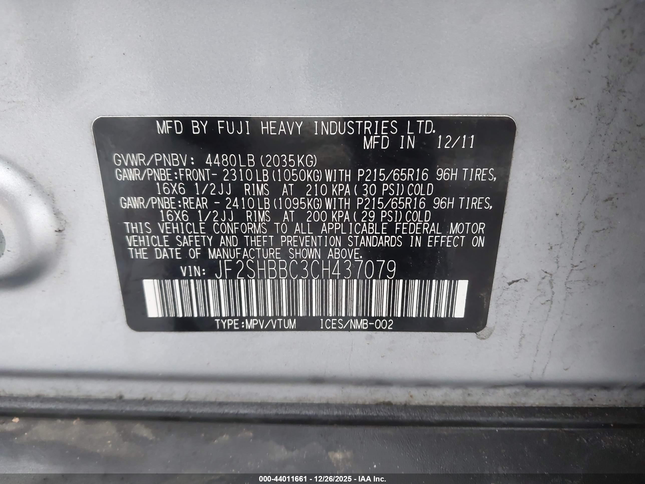 SUBARU FORESTER image 9