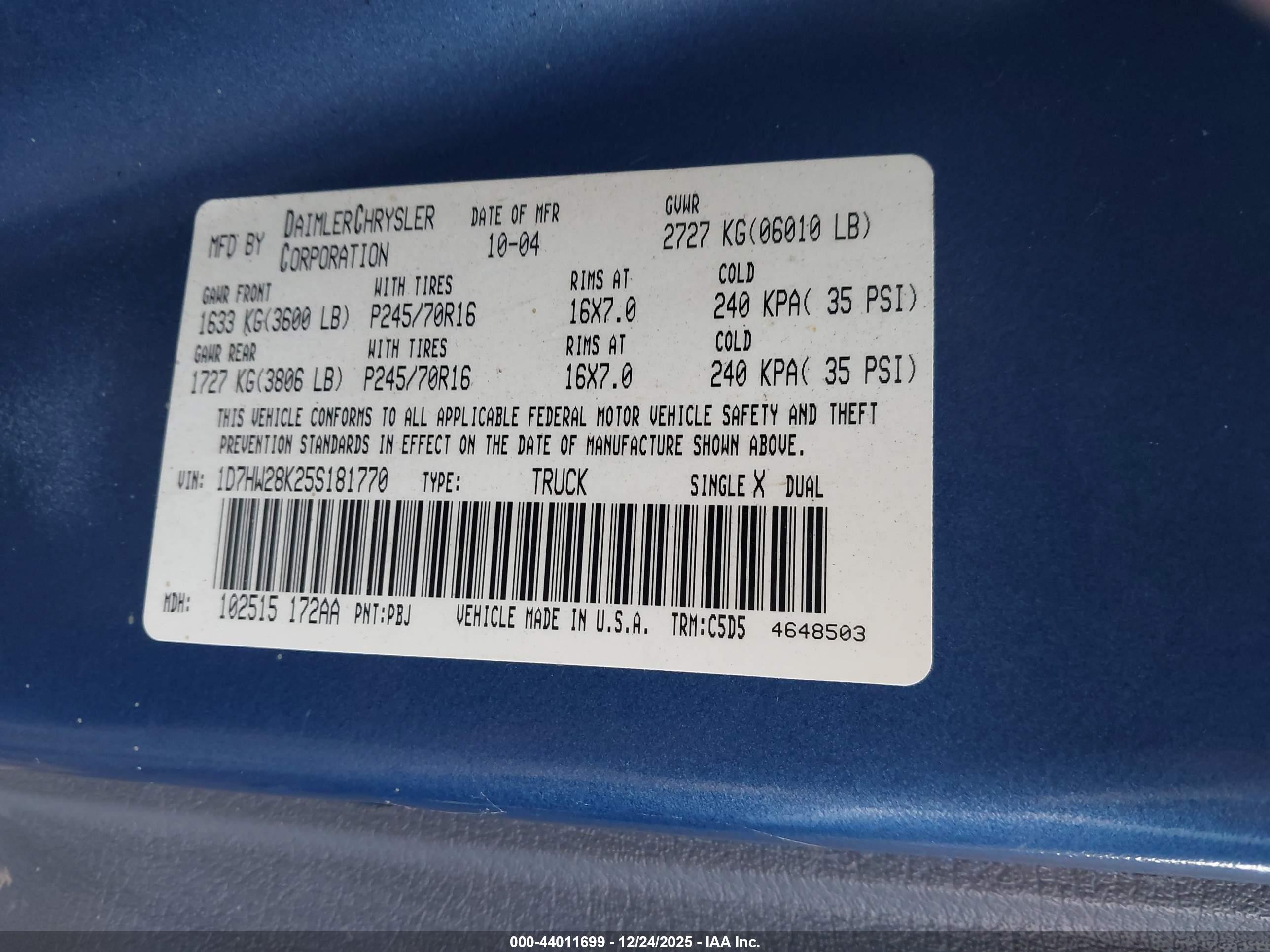 DODGE DAKOTA image 9