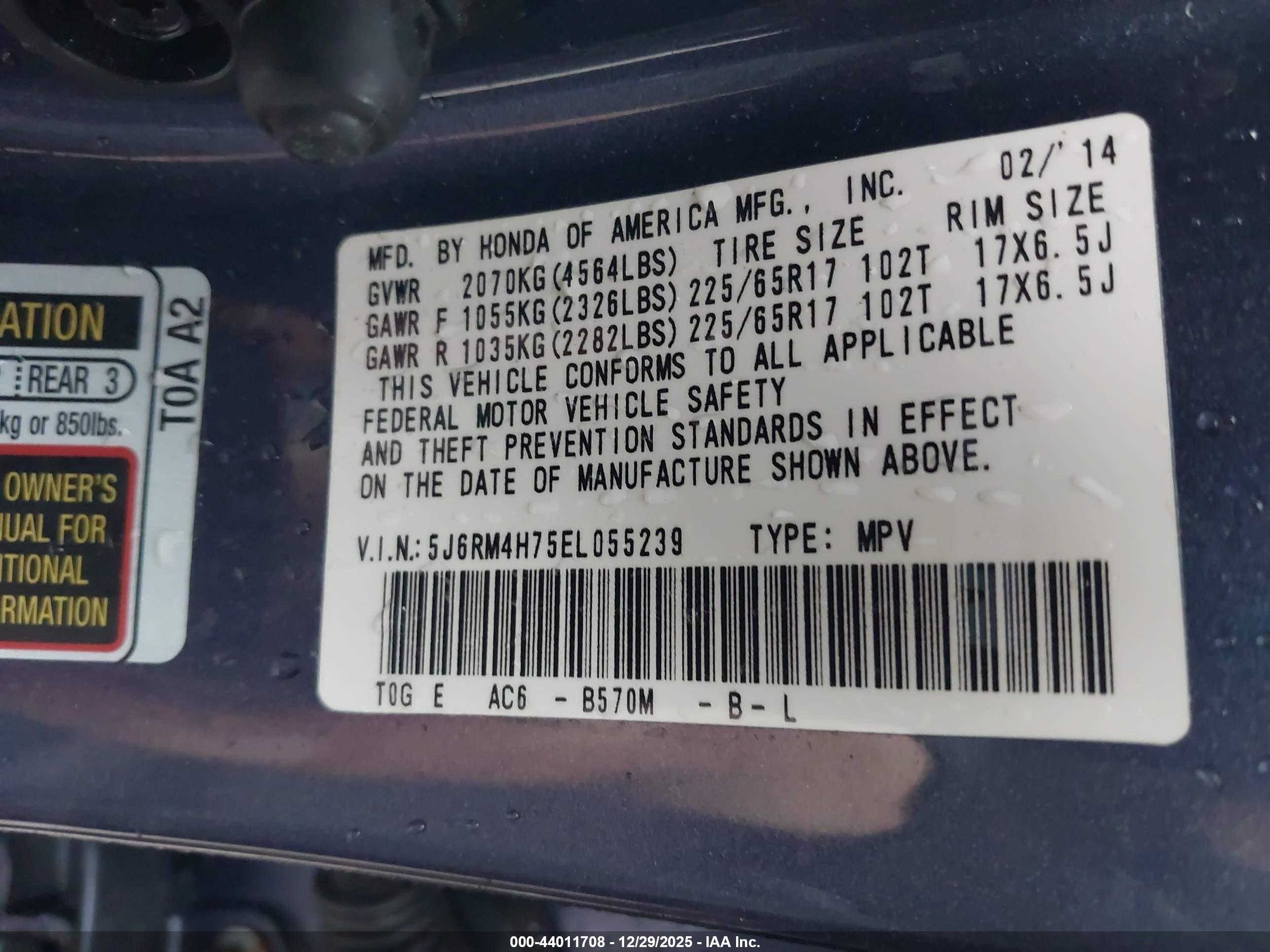 HONDA CR-V image 9