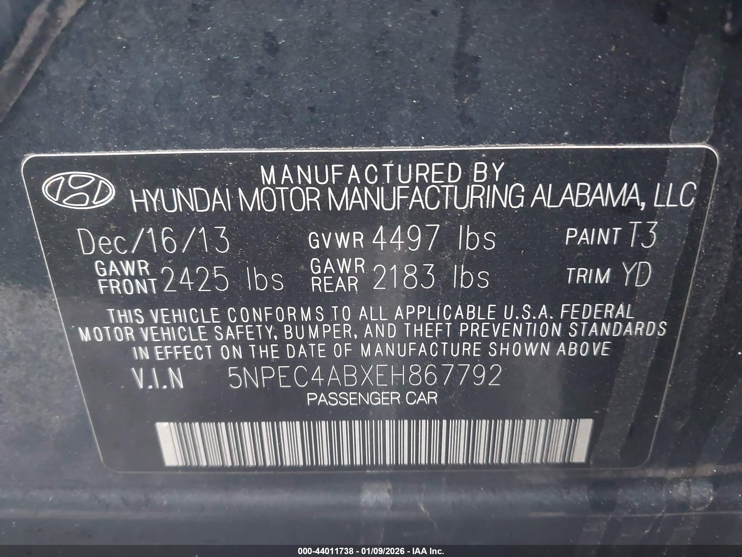 HYUNDAI SONATA image 9