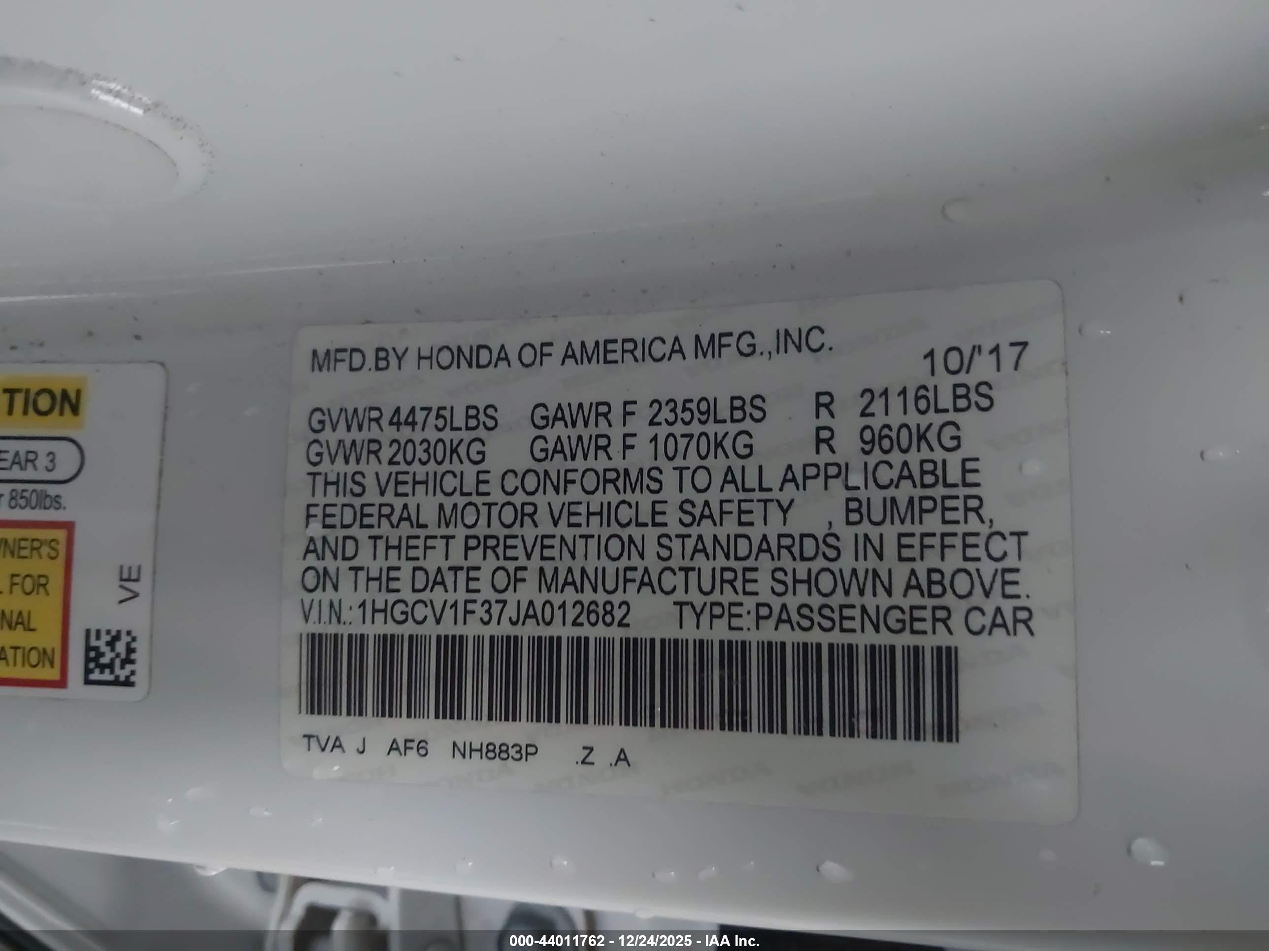HONDA ACCORD image 9