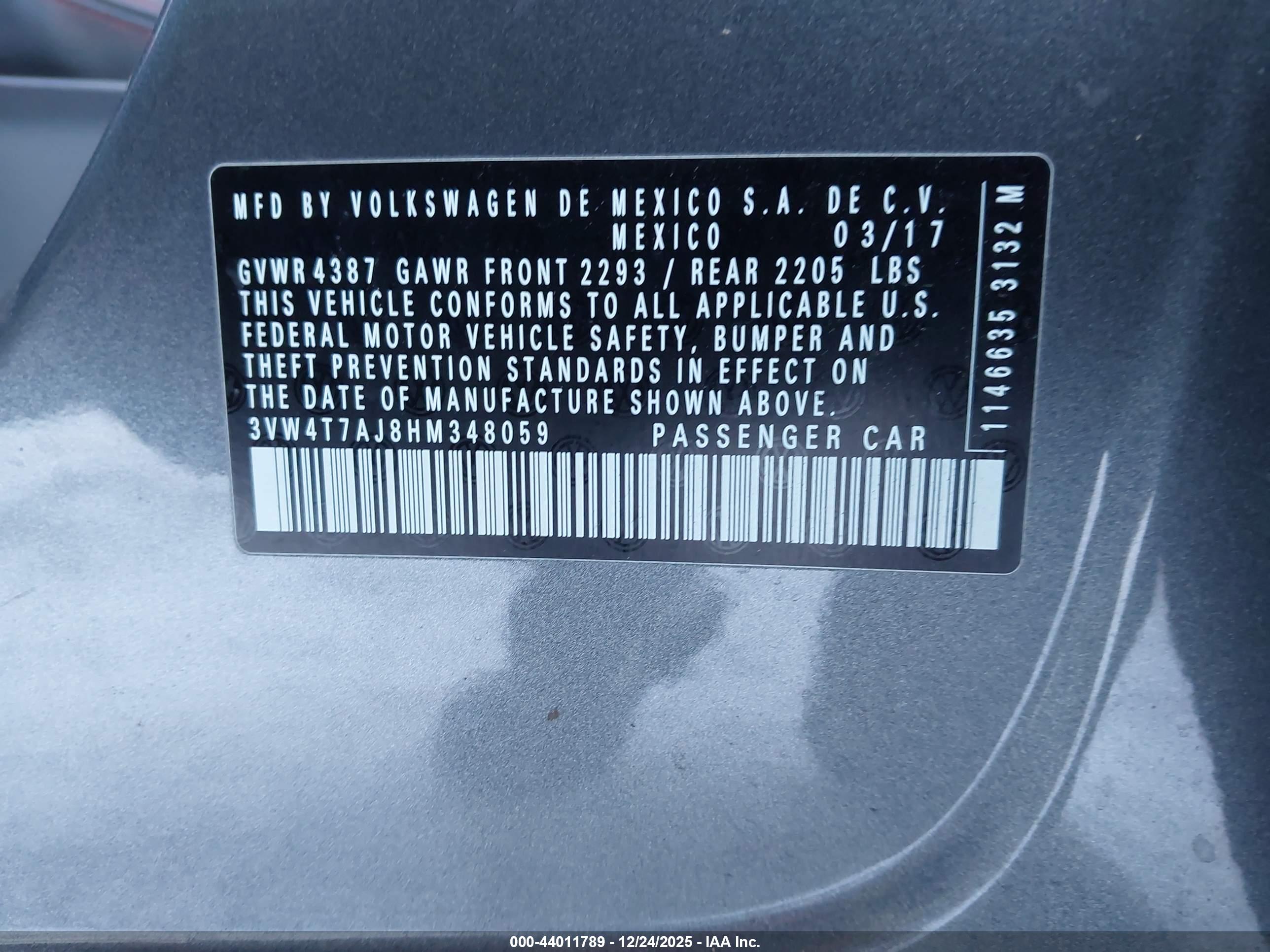 VOLKSWAGEN JETTA image 9