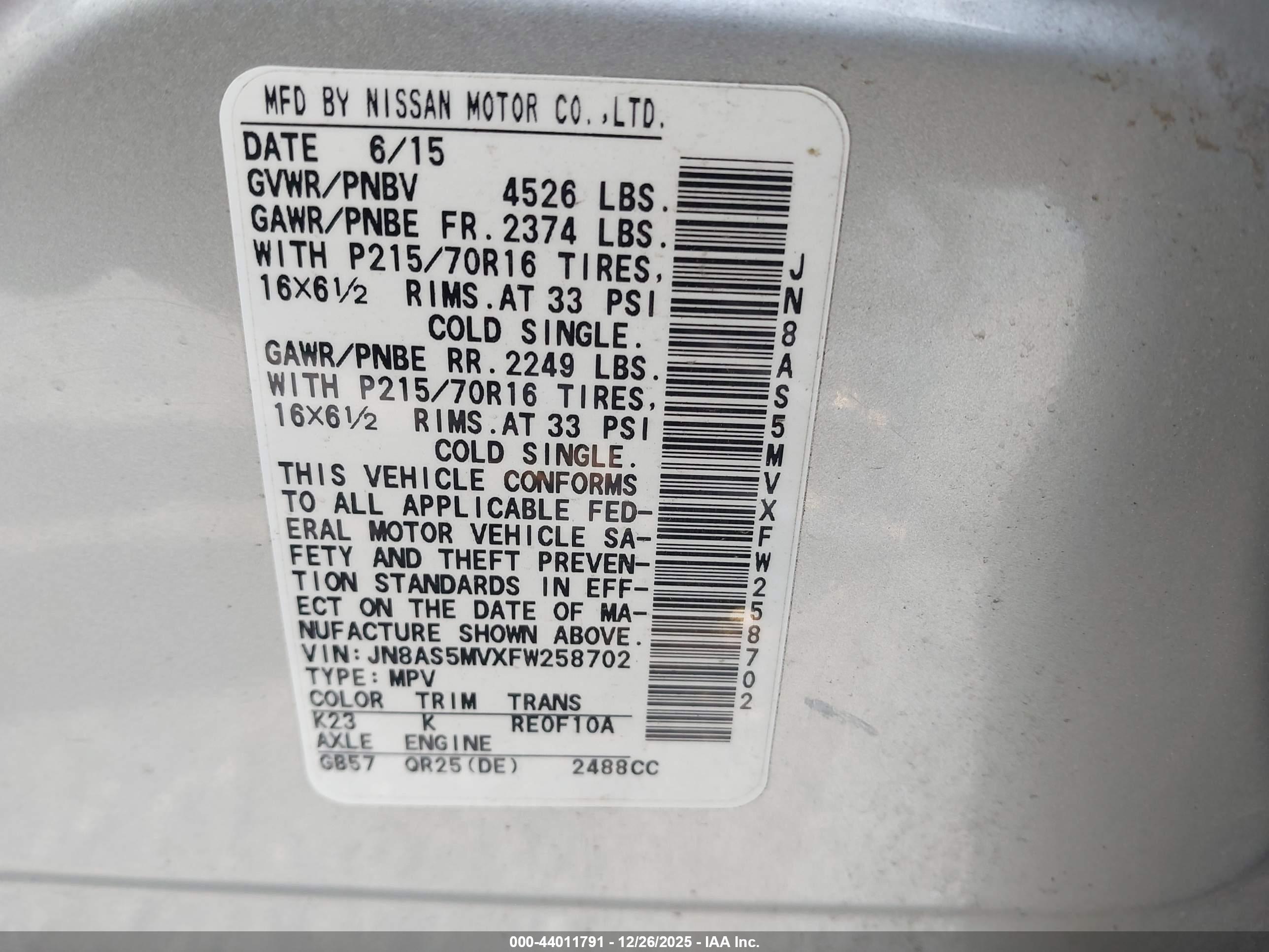 NISSAN ROGUE image 9