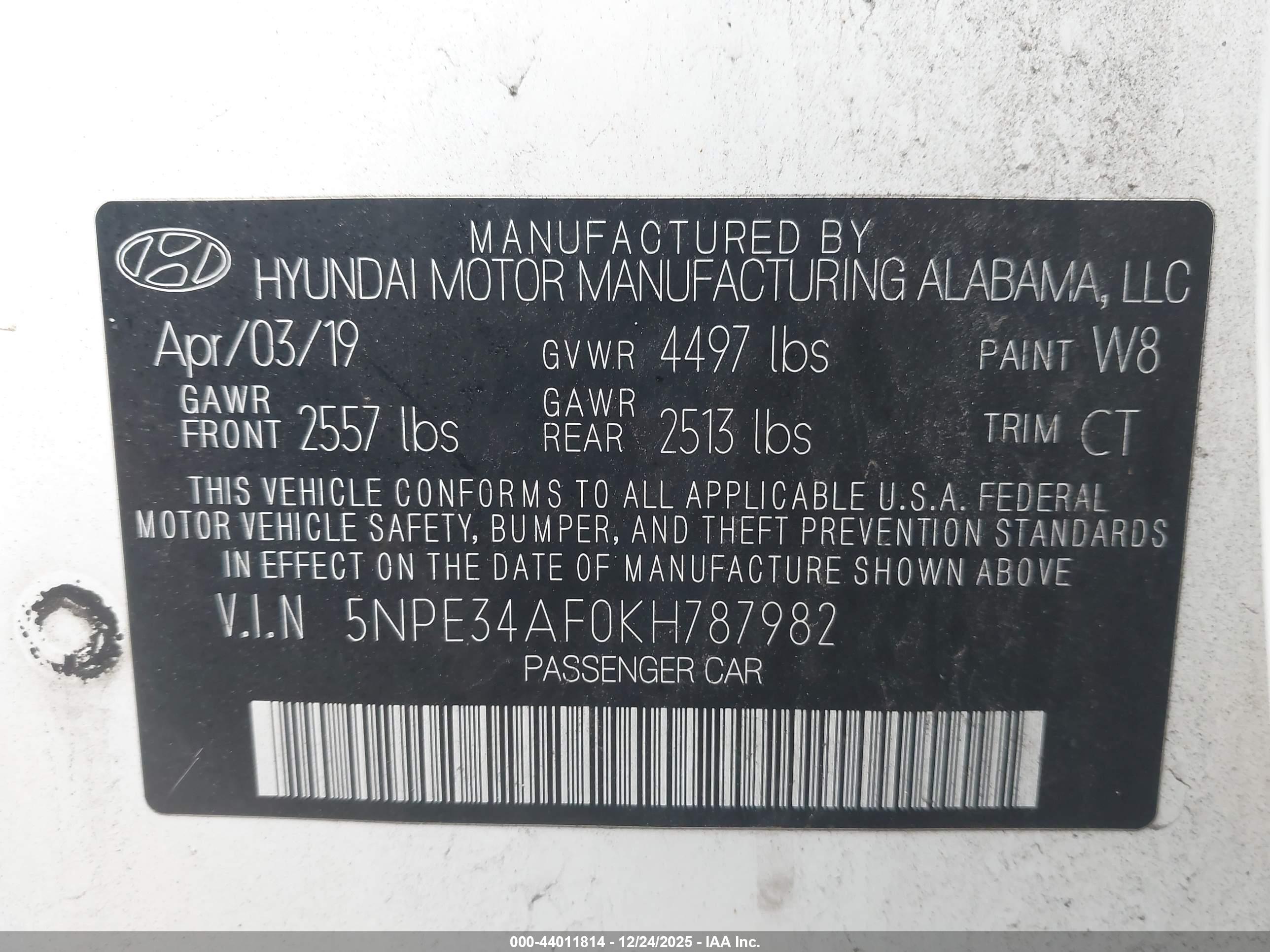 HYUNDAI SONATA image 9