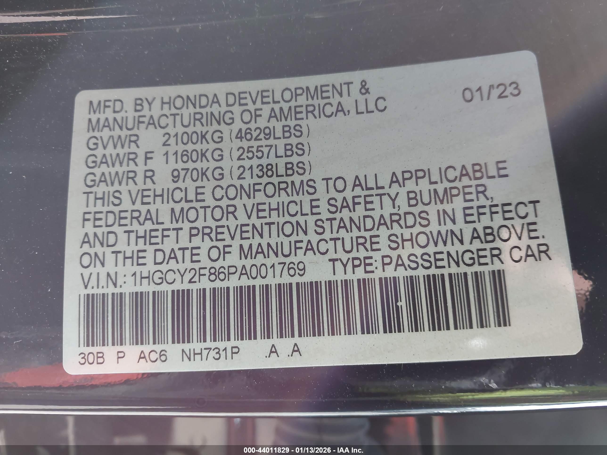 HONDA ACCORD image 9