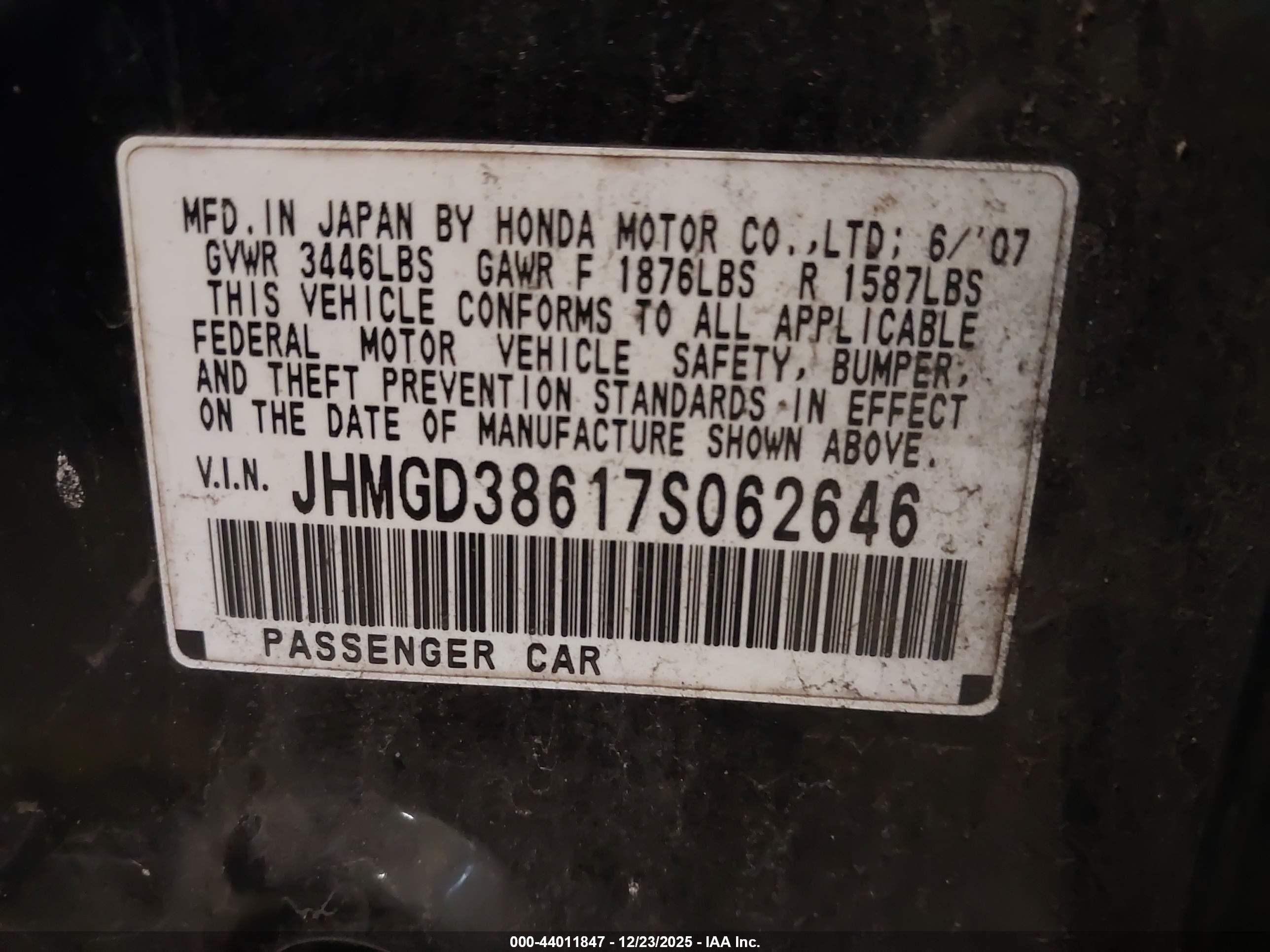 HONDA FIT image 9