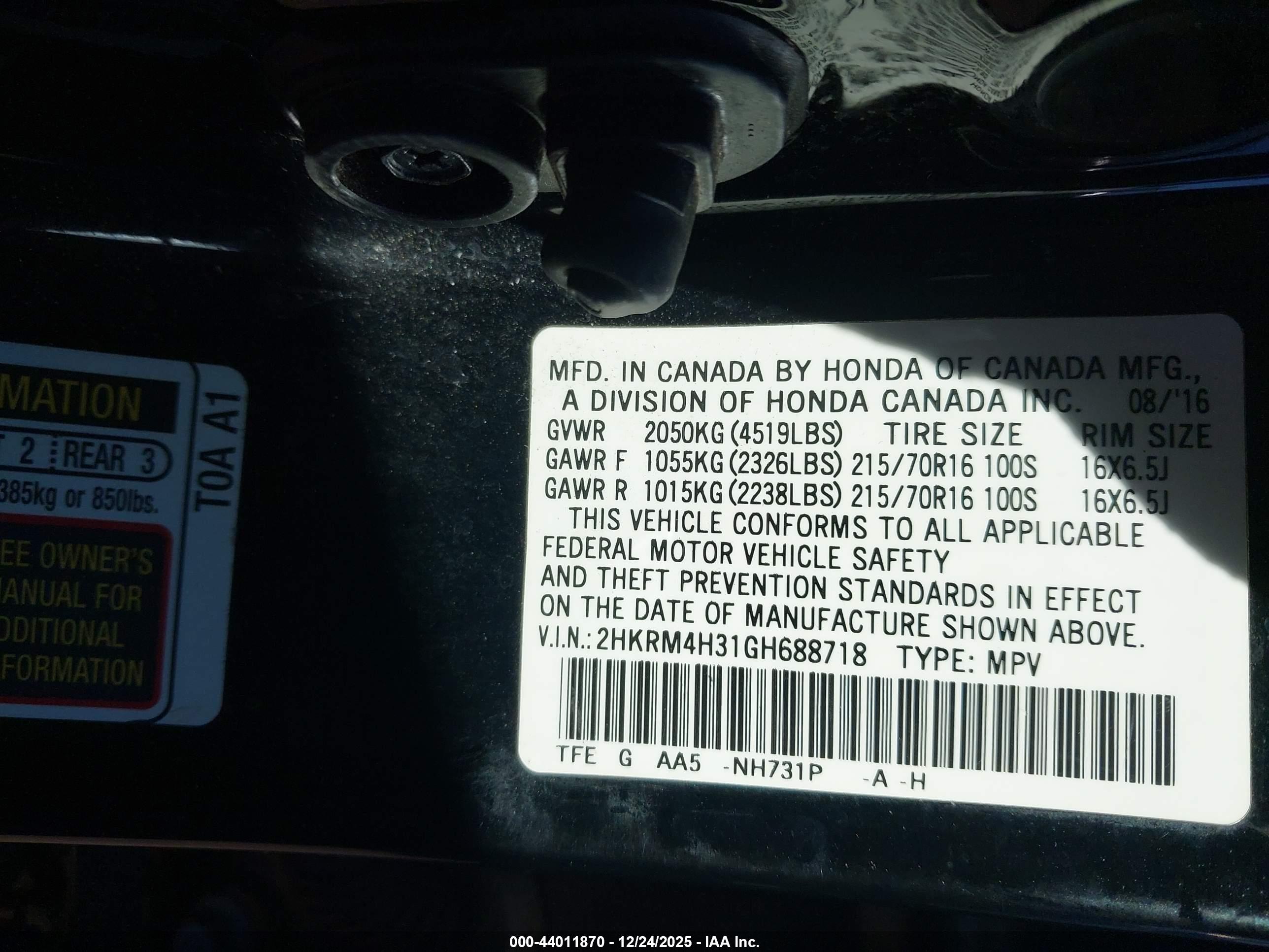 HONDA CR-V image 9