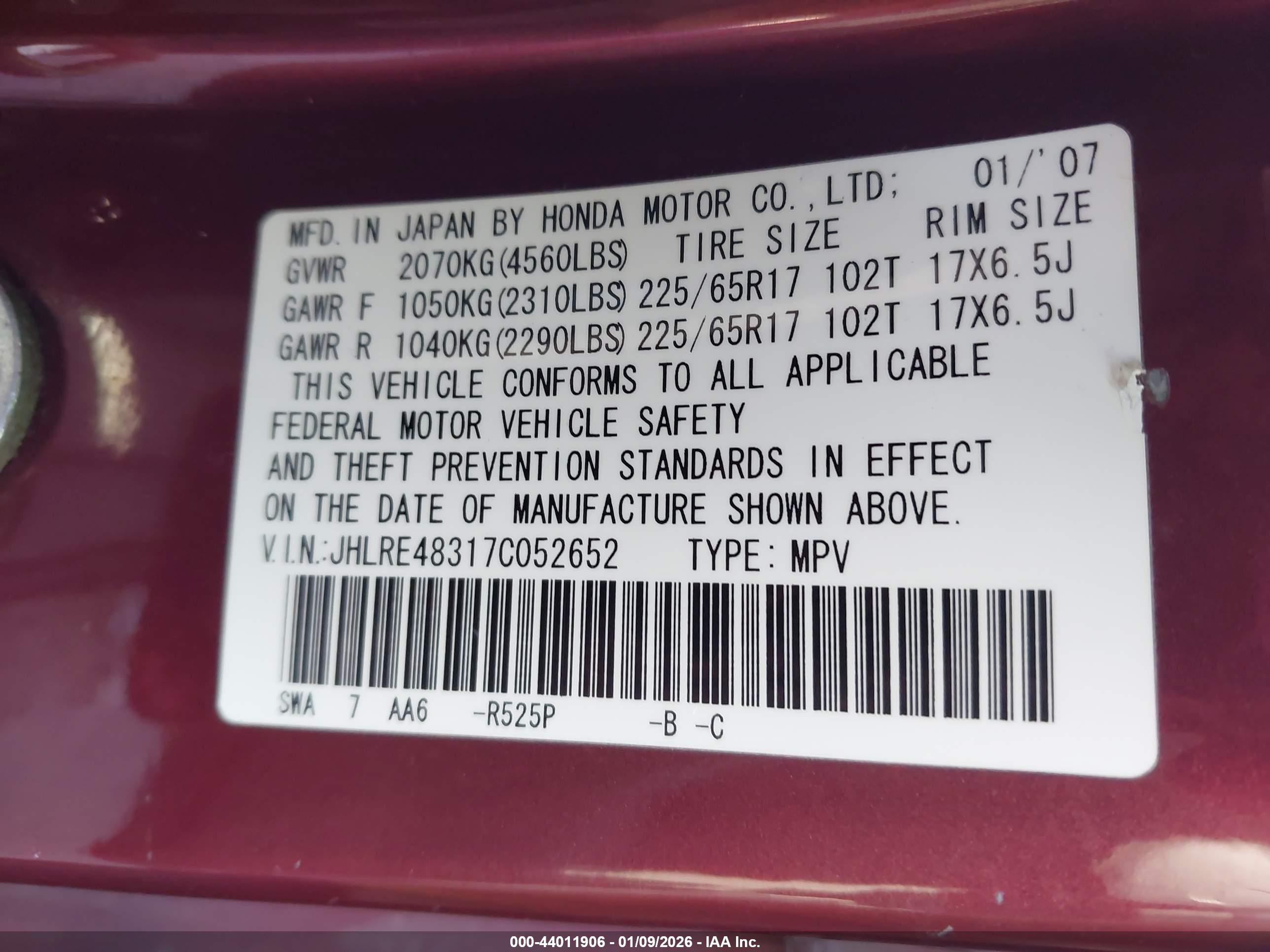HONDA CR-V image 9