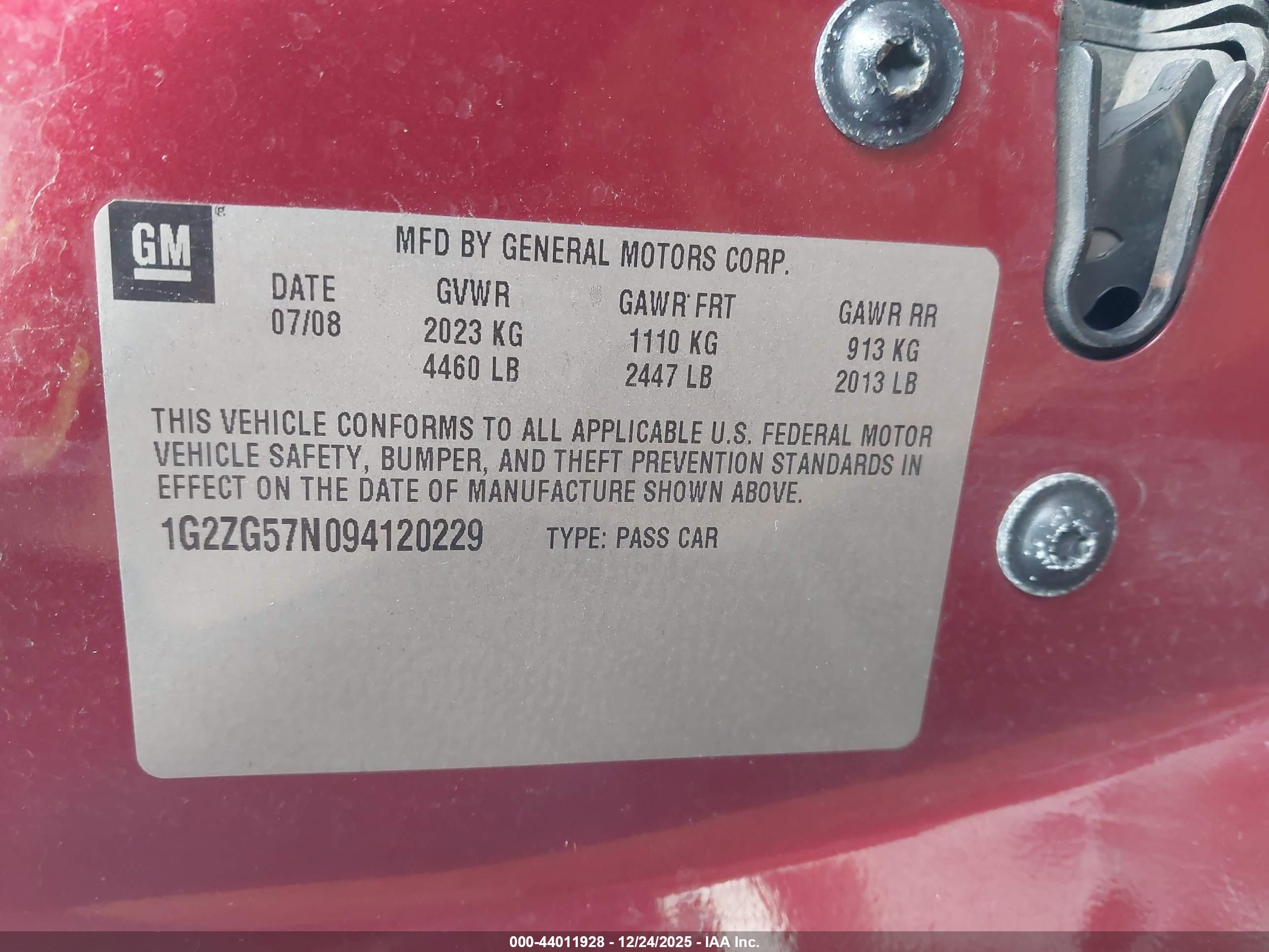 PONTIAC G6 image 9