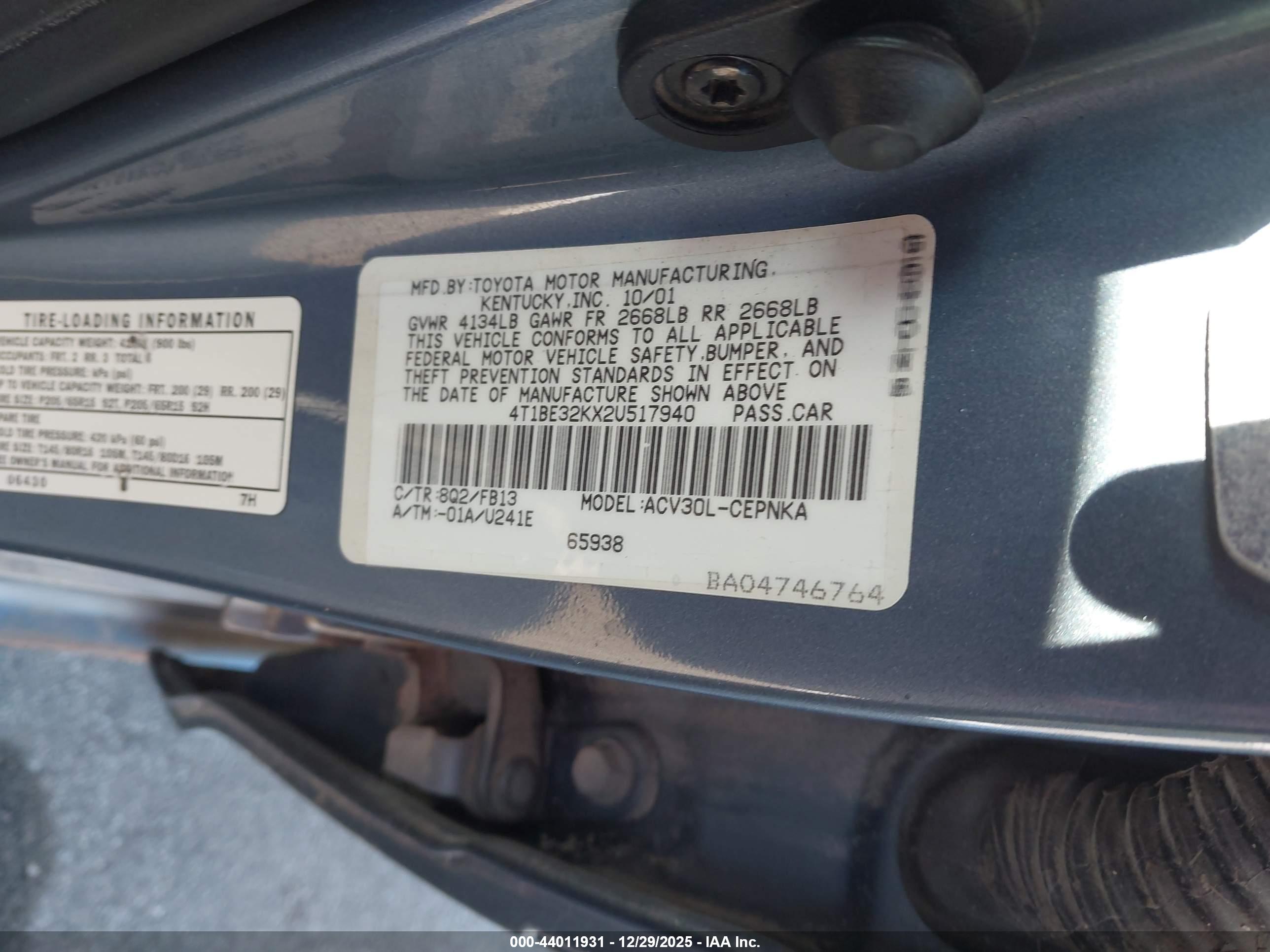 TOYOTA CAMRY image 9