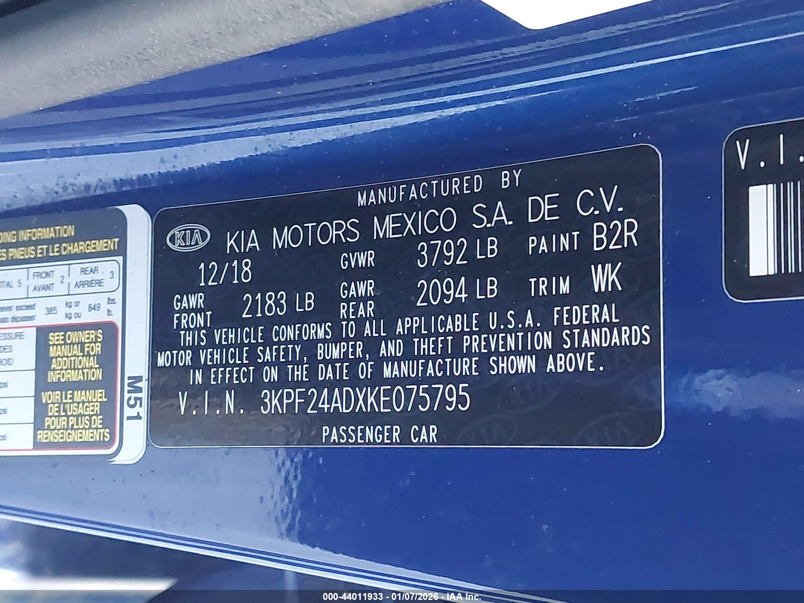 KIA FORTE image 9