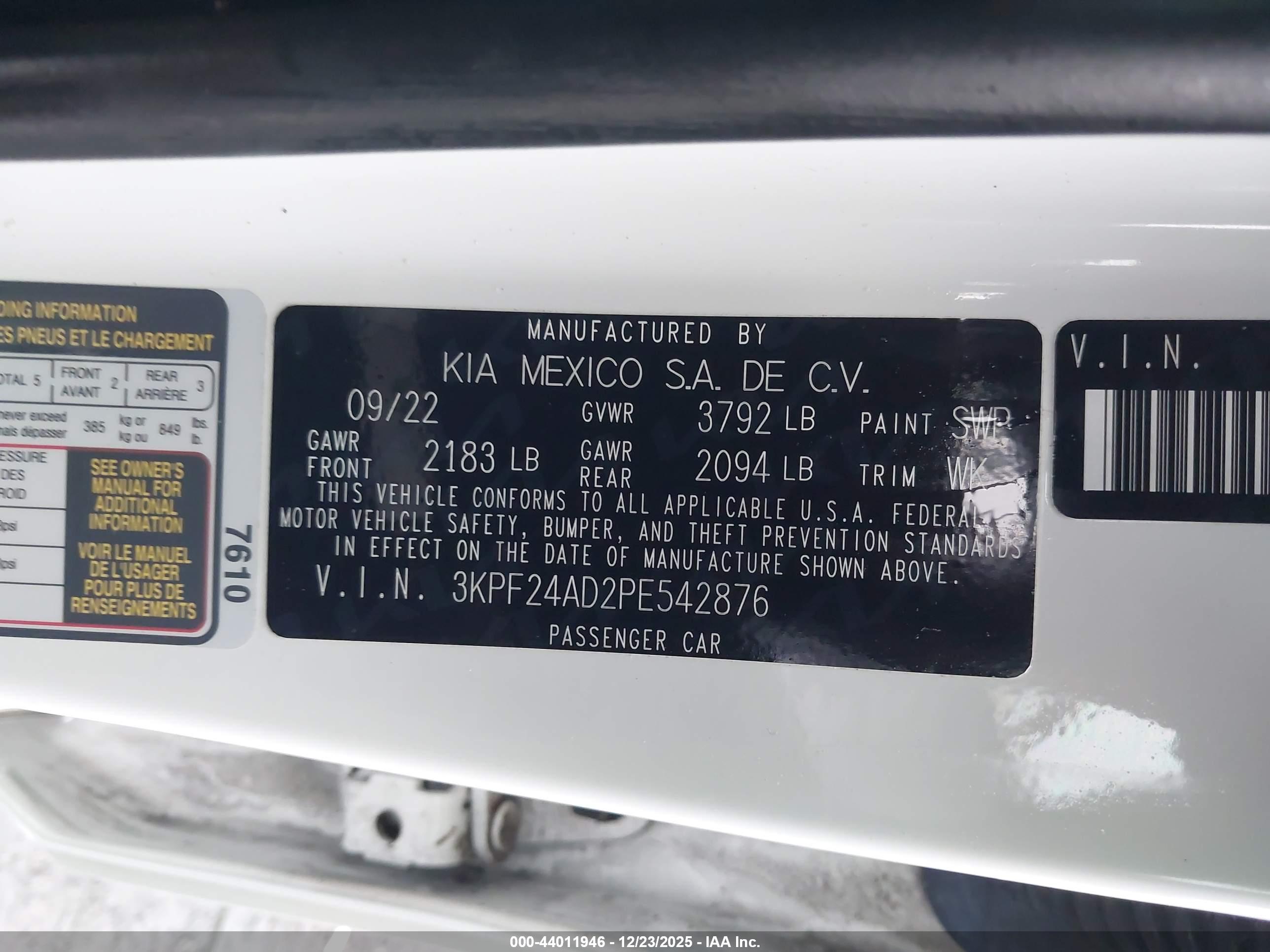 KIA FORTE image 9
