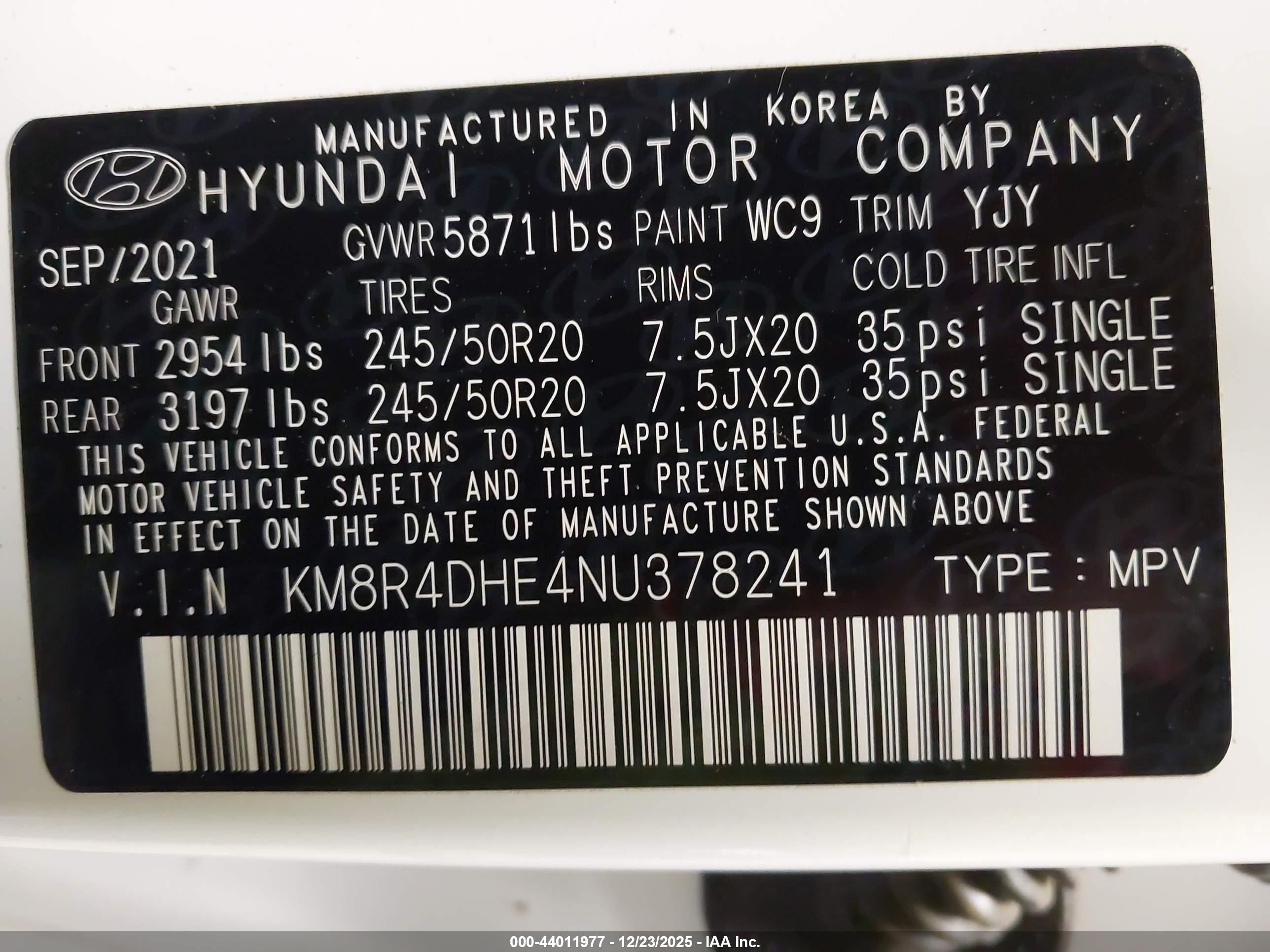 HYUNDAI PALISADE image 9