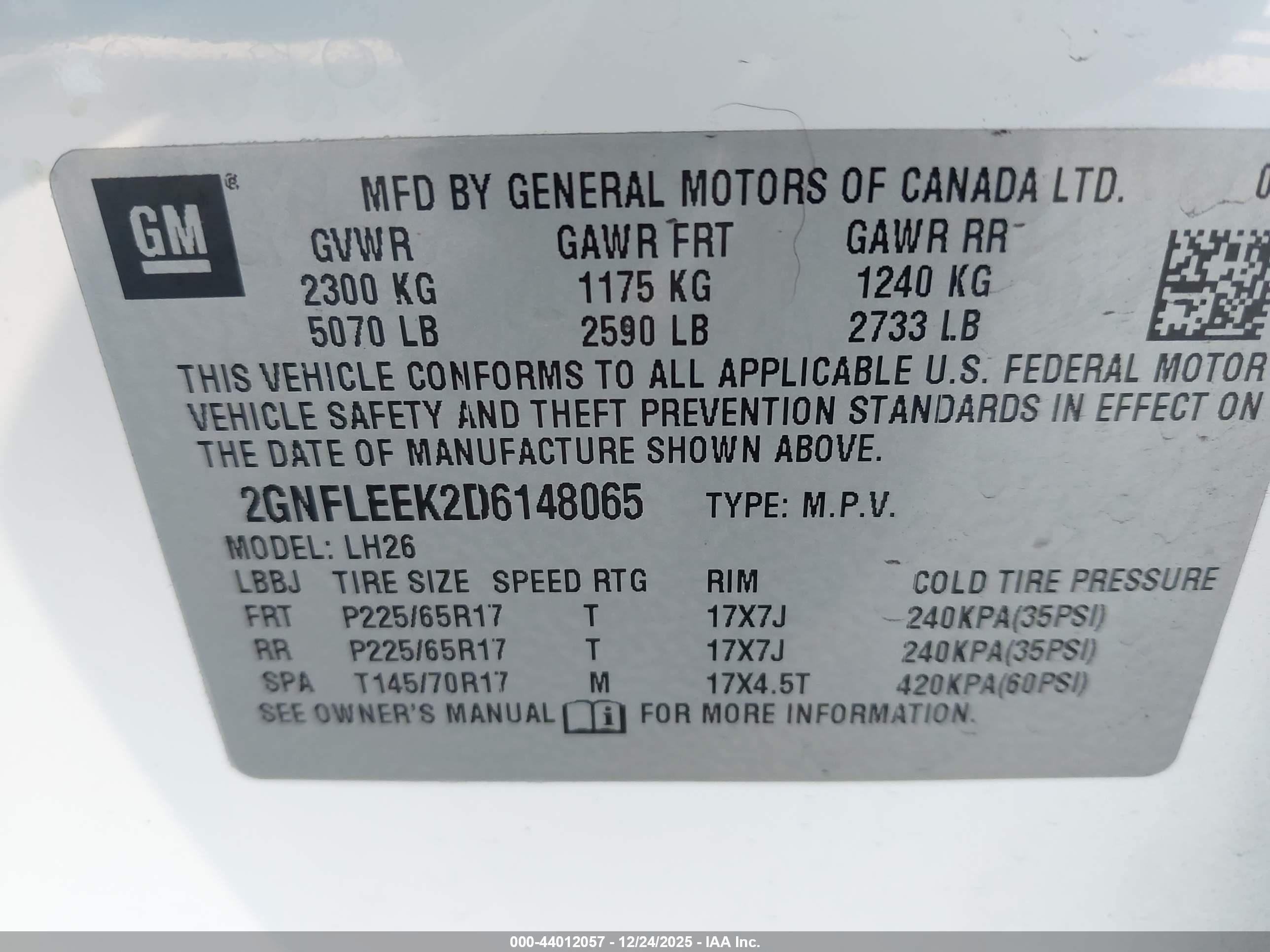 CHEVROLET EQUINOX image 9
