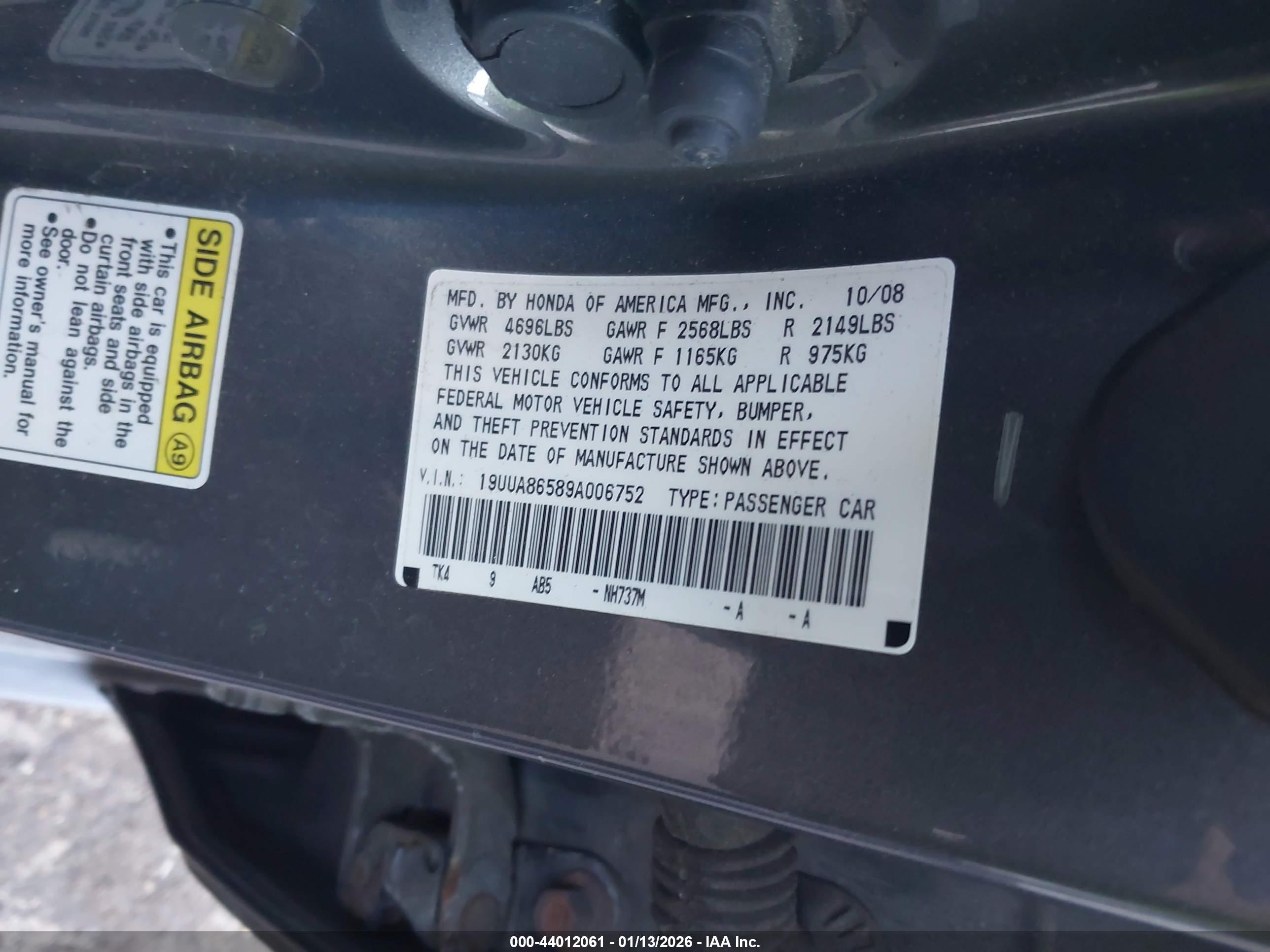 ACURA TL image 9