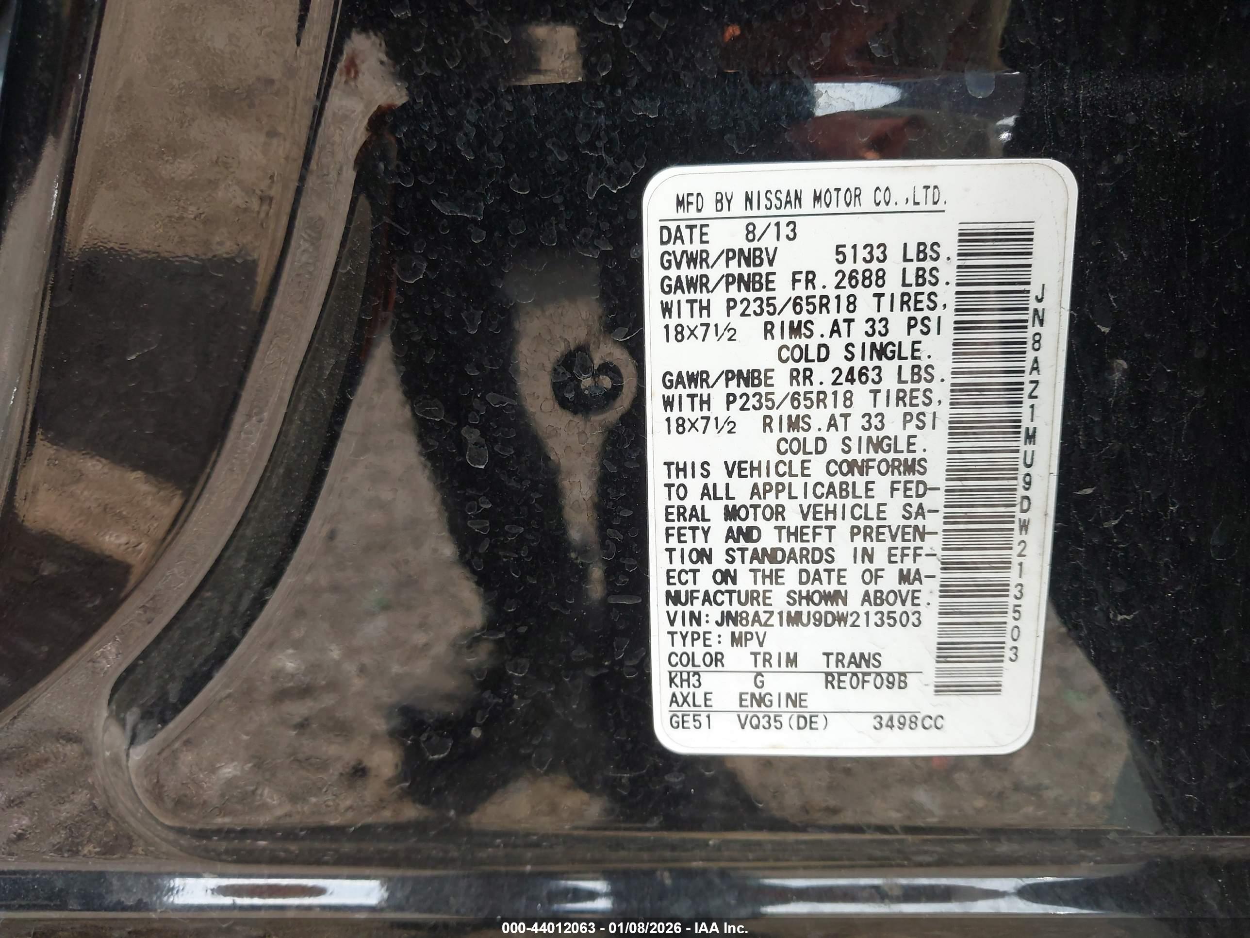 NISSAN MURANO image 9