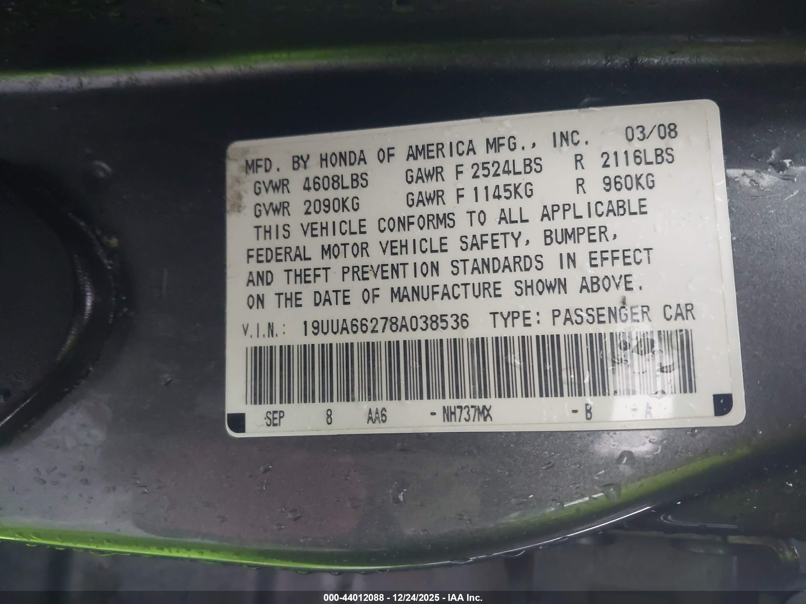 ACURA TL image 9