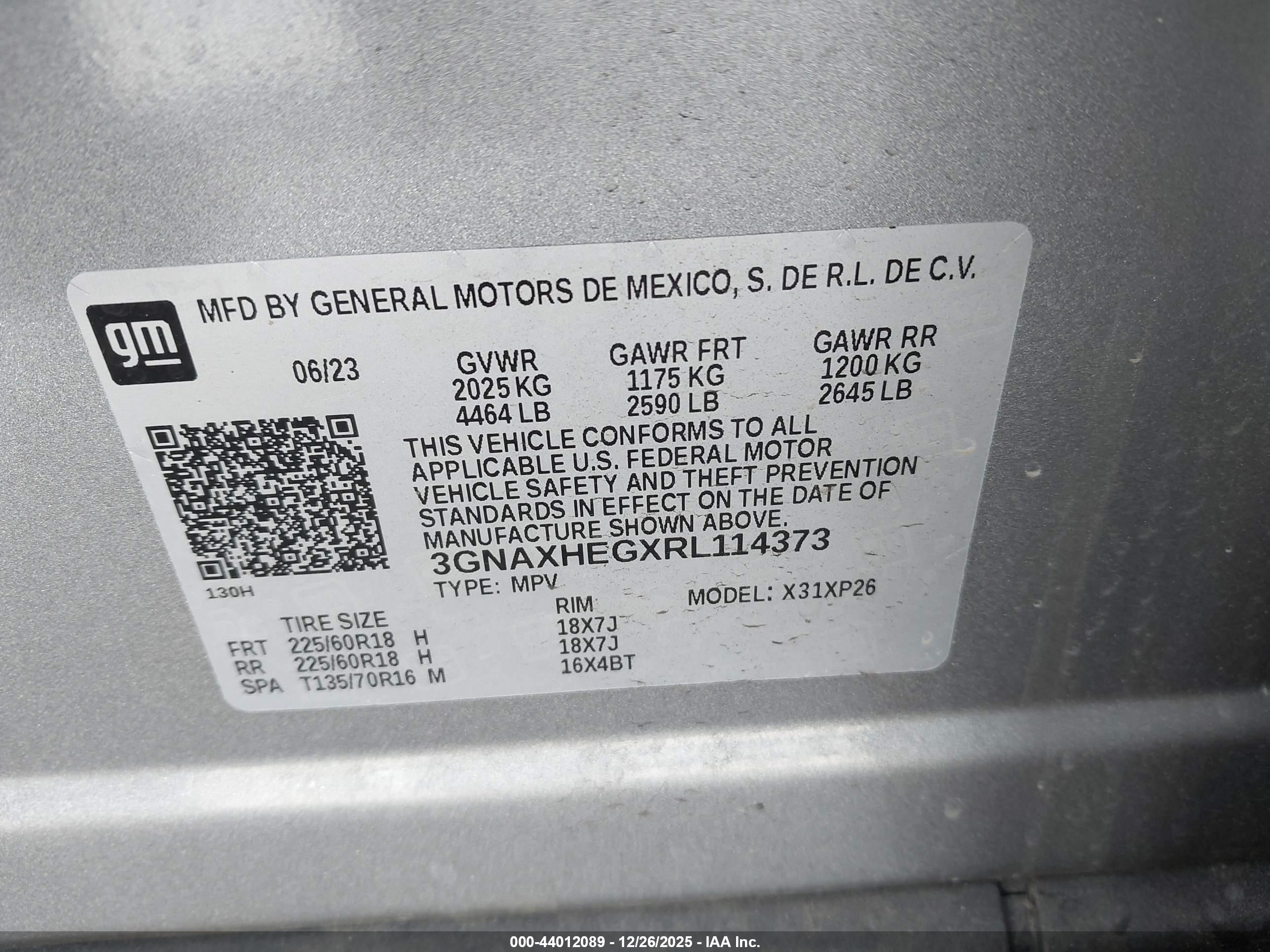 CHEVROLET EQUINOX image 9