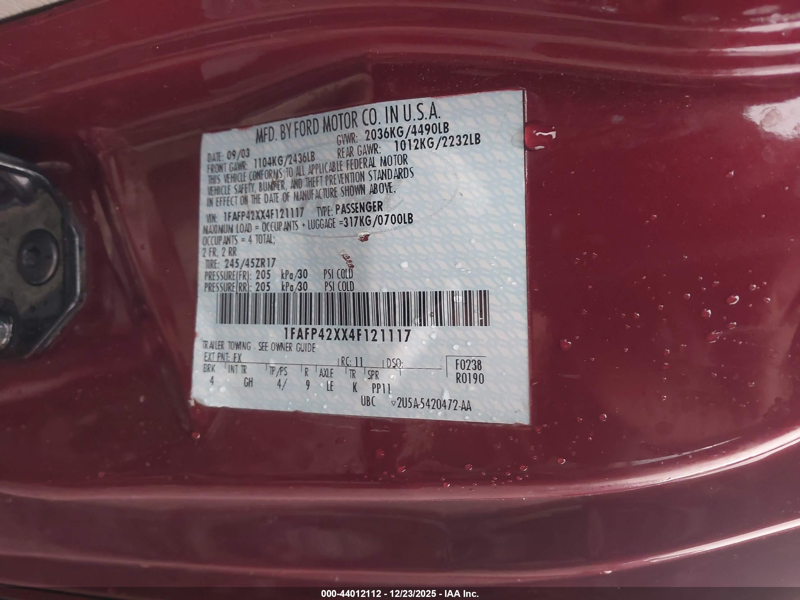 FORD MUSTANG image 9