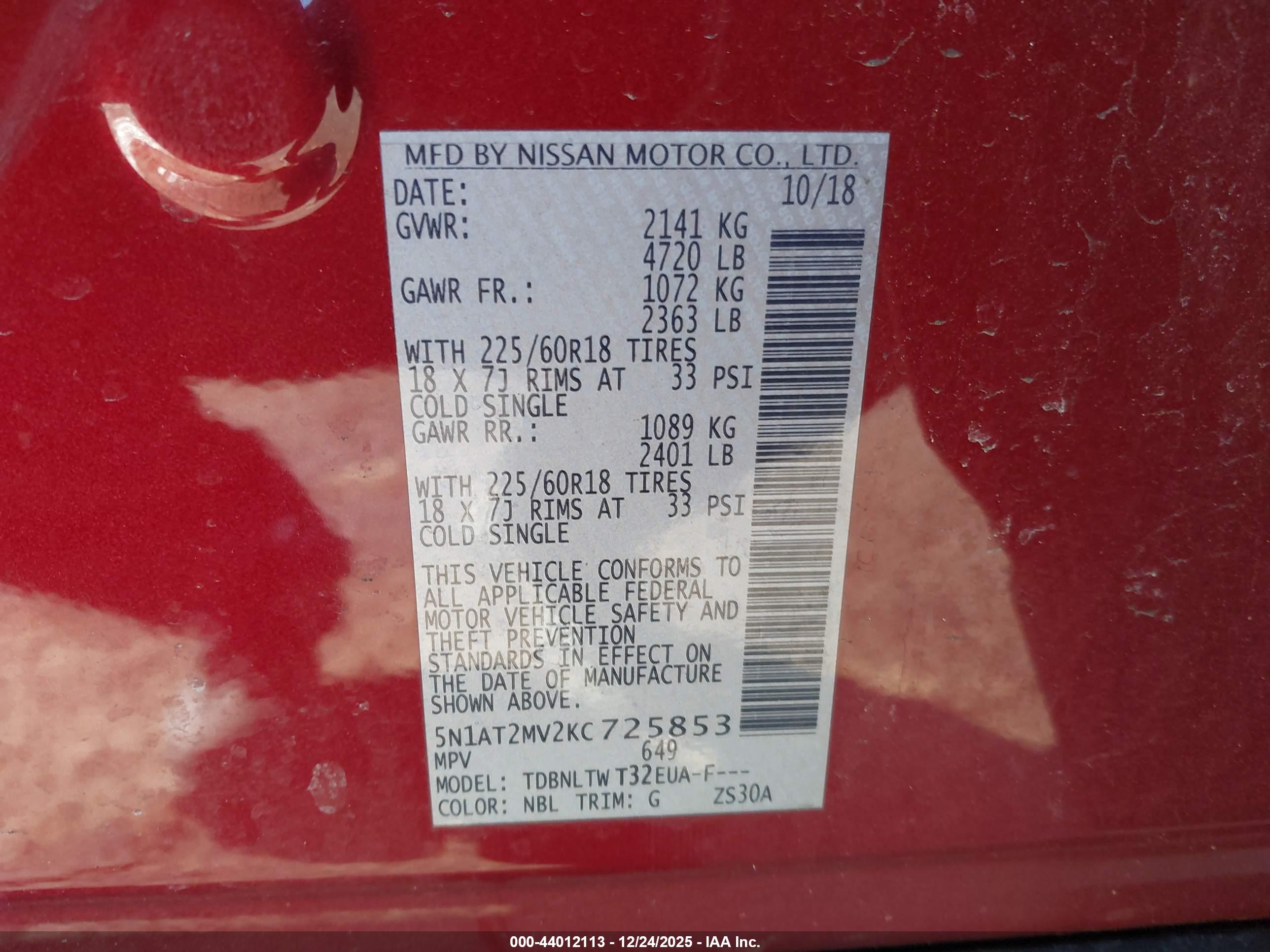 NISSAN ROGUE image 9