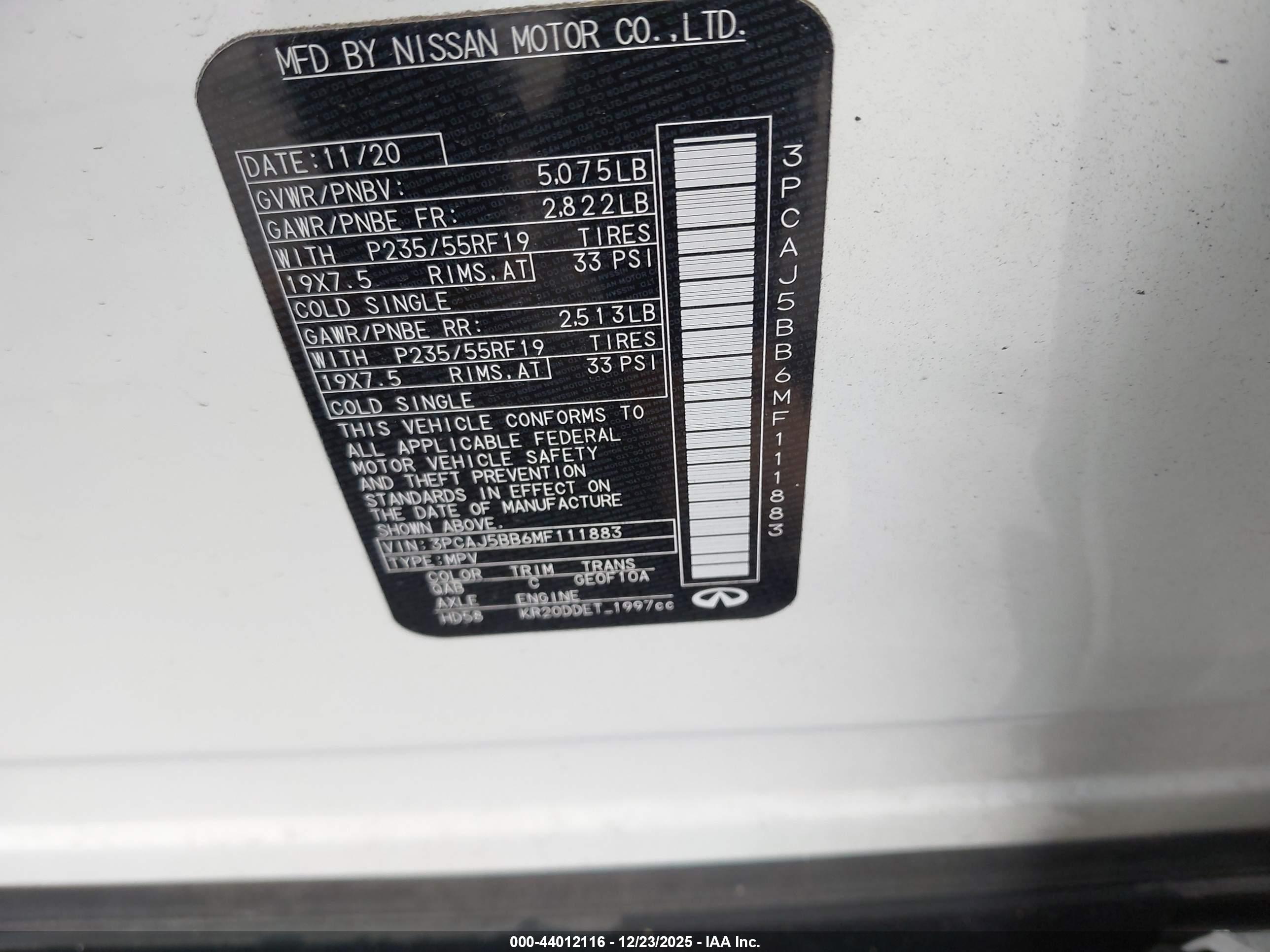 INFINITI QX50 image 9