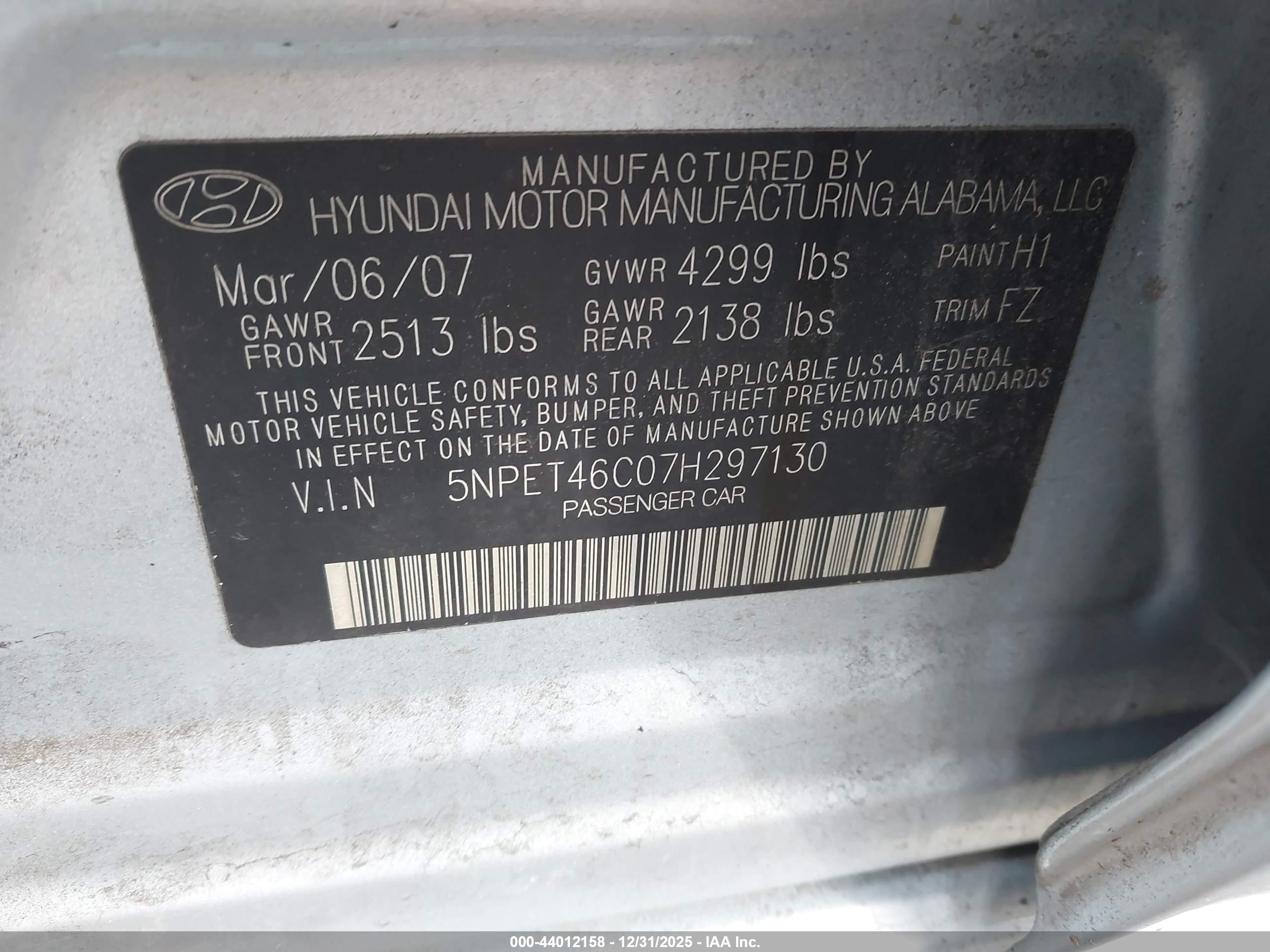 HYUNDAI SONATA image 9