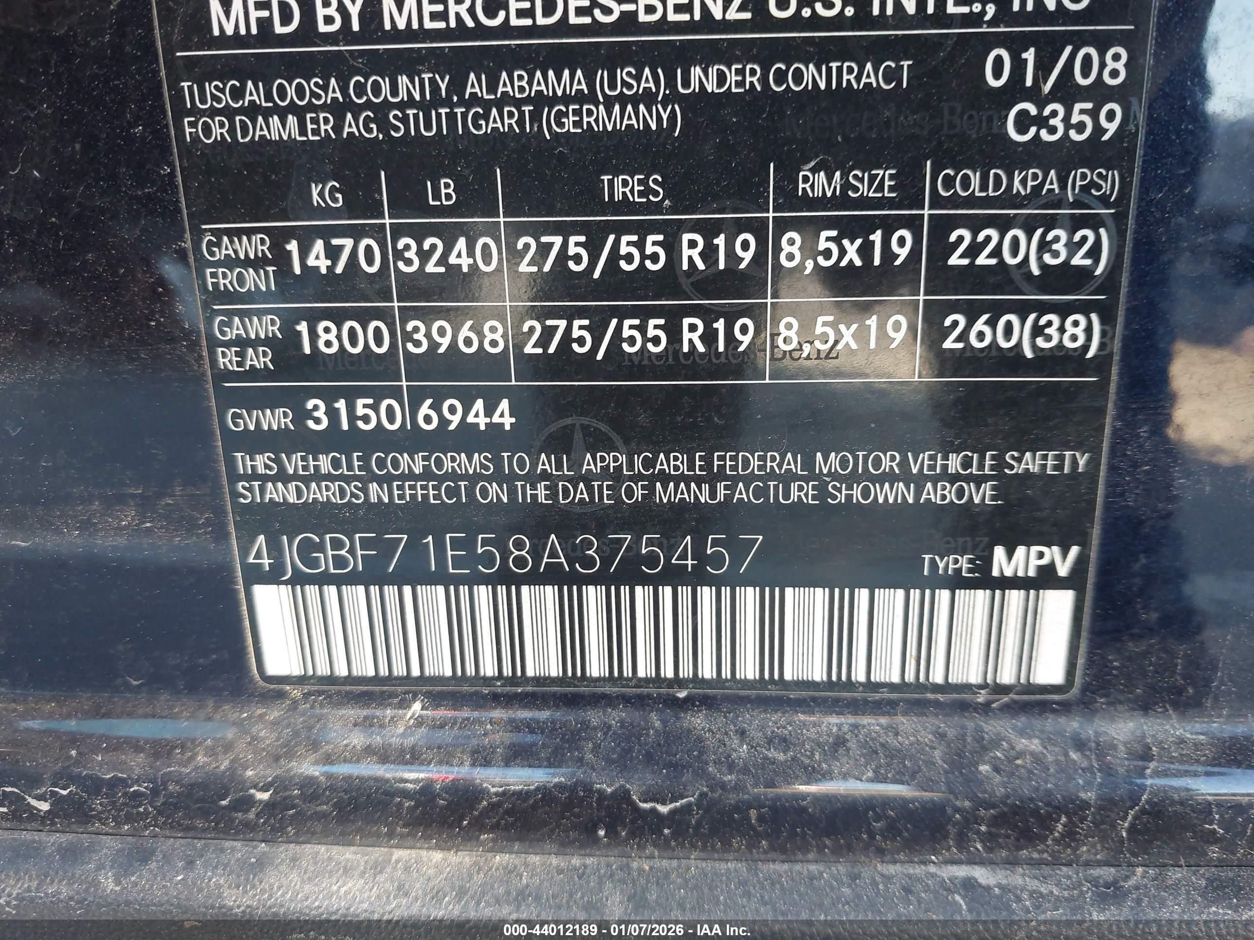 MERCEDES-BENZ GL image 9