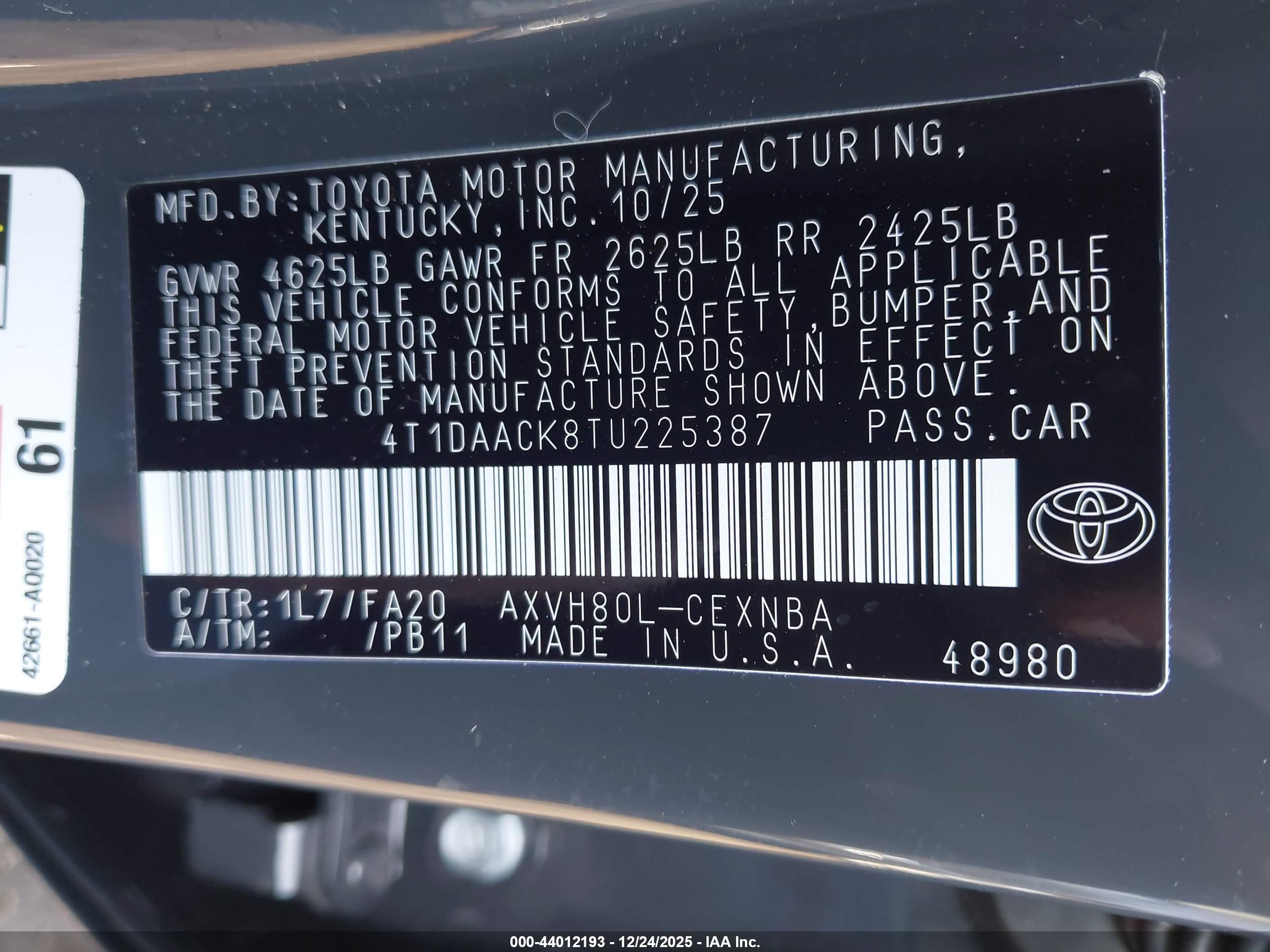 TOYOTA CAMRY image 9