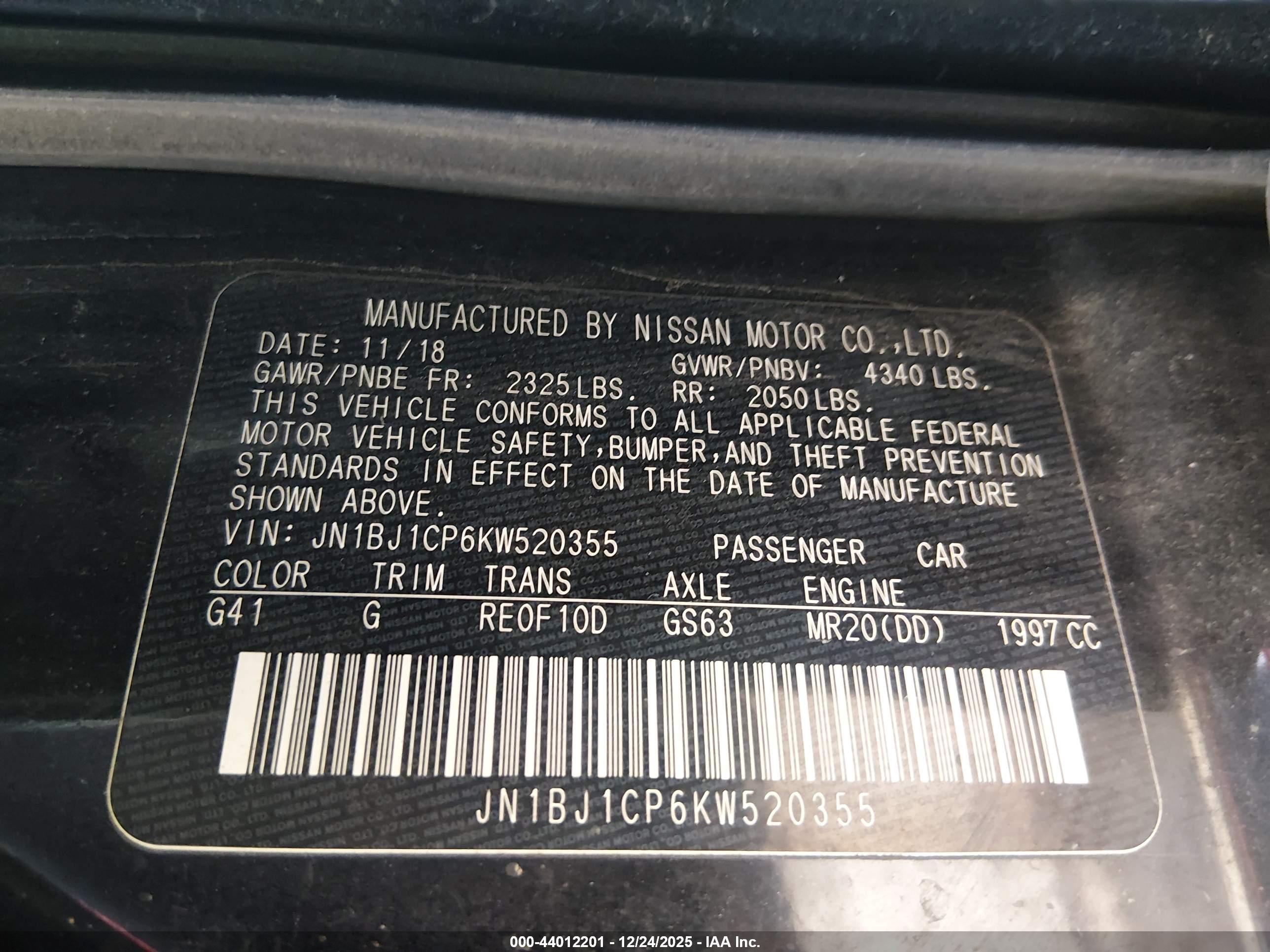 NISSAN ROGUE image 9