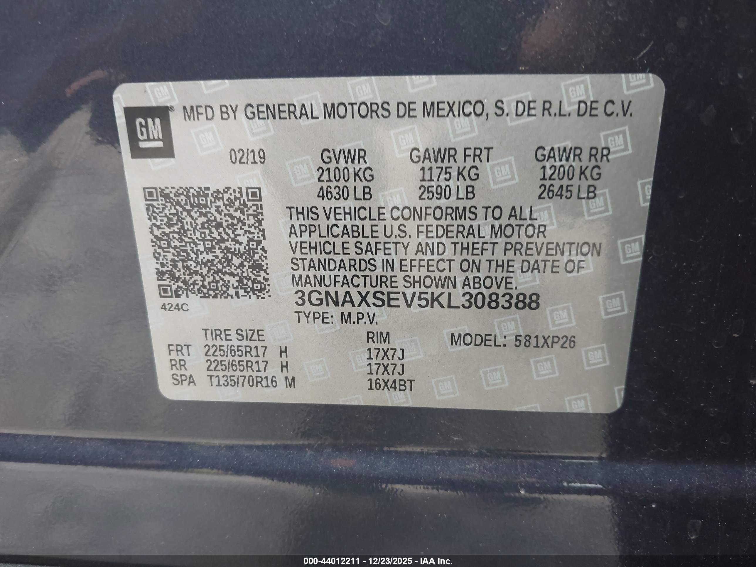 CHEVROLET EQUINOX image 9