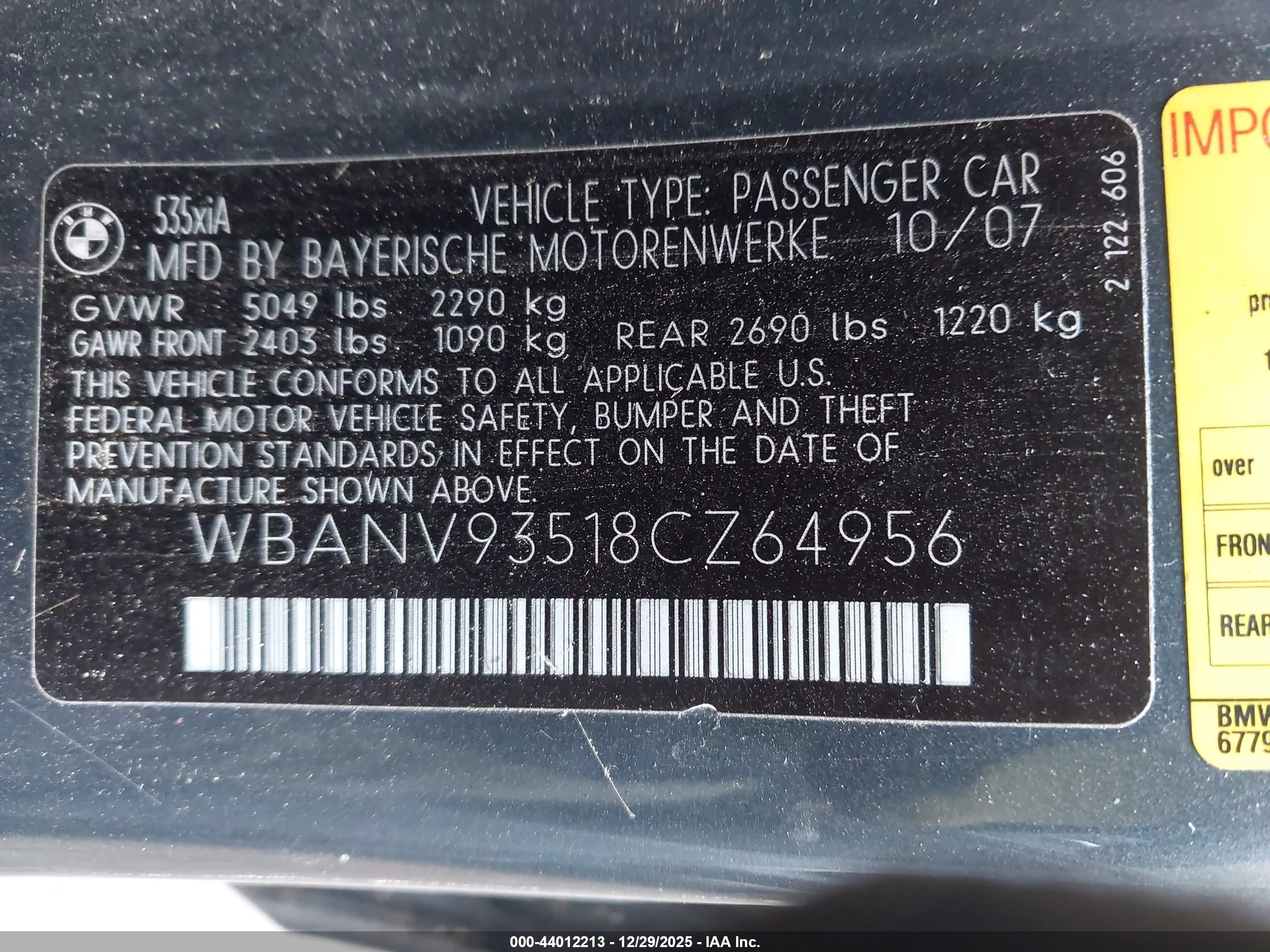 BMW 535XI image 9