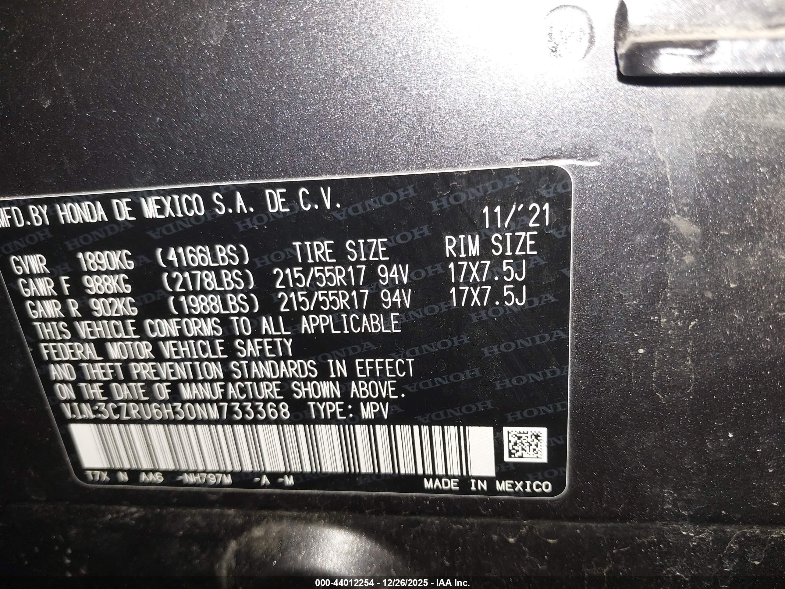 HONDA HR-V image 9