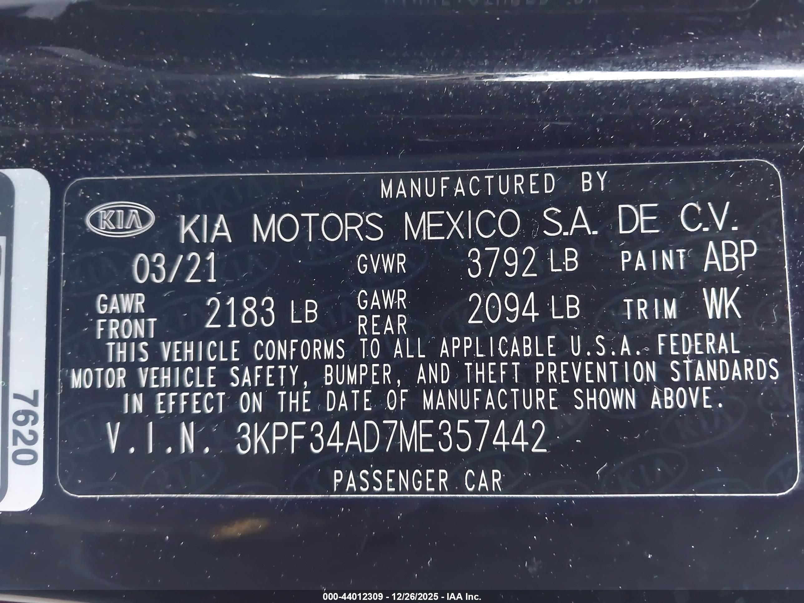 KIA FORTE image 9