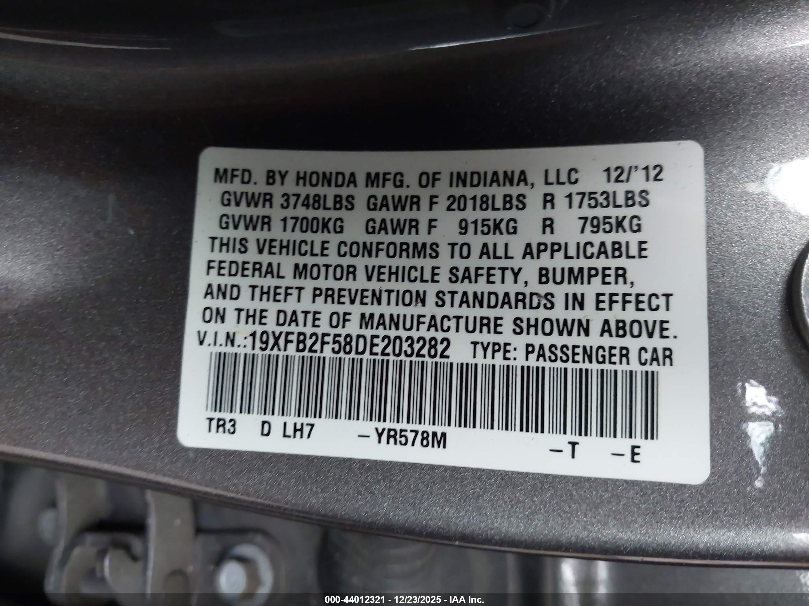 HONDA CIVIC image 9