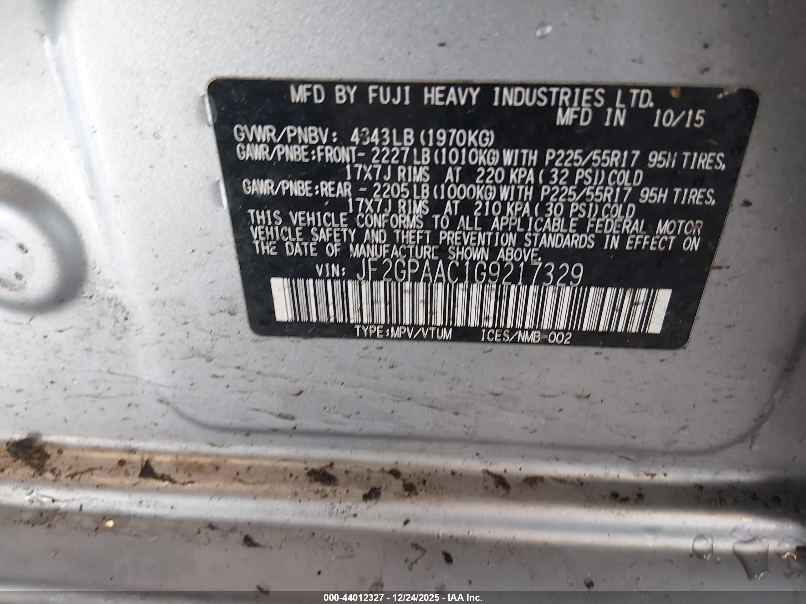 SUBARU CROSSTREK image 9