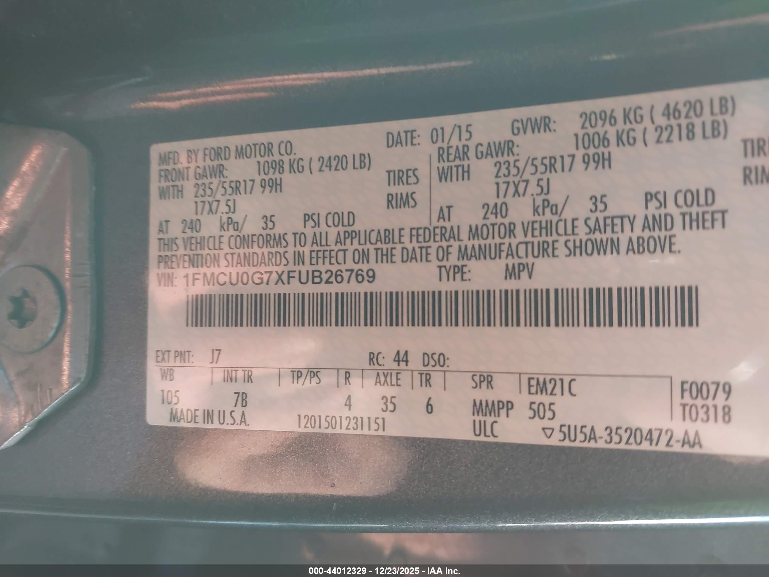 FORD ESCAPE image 9
