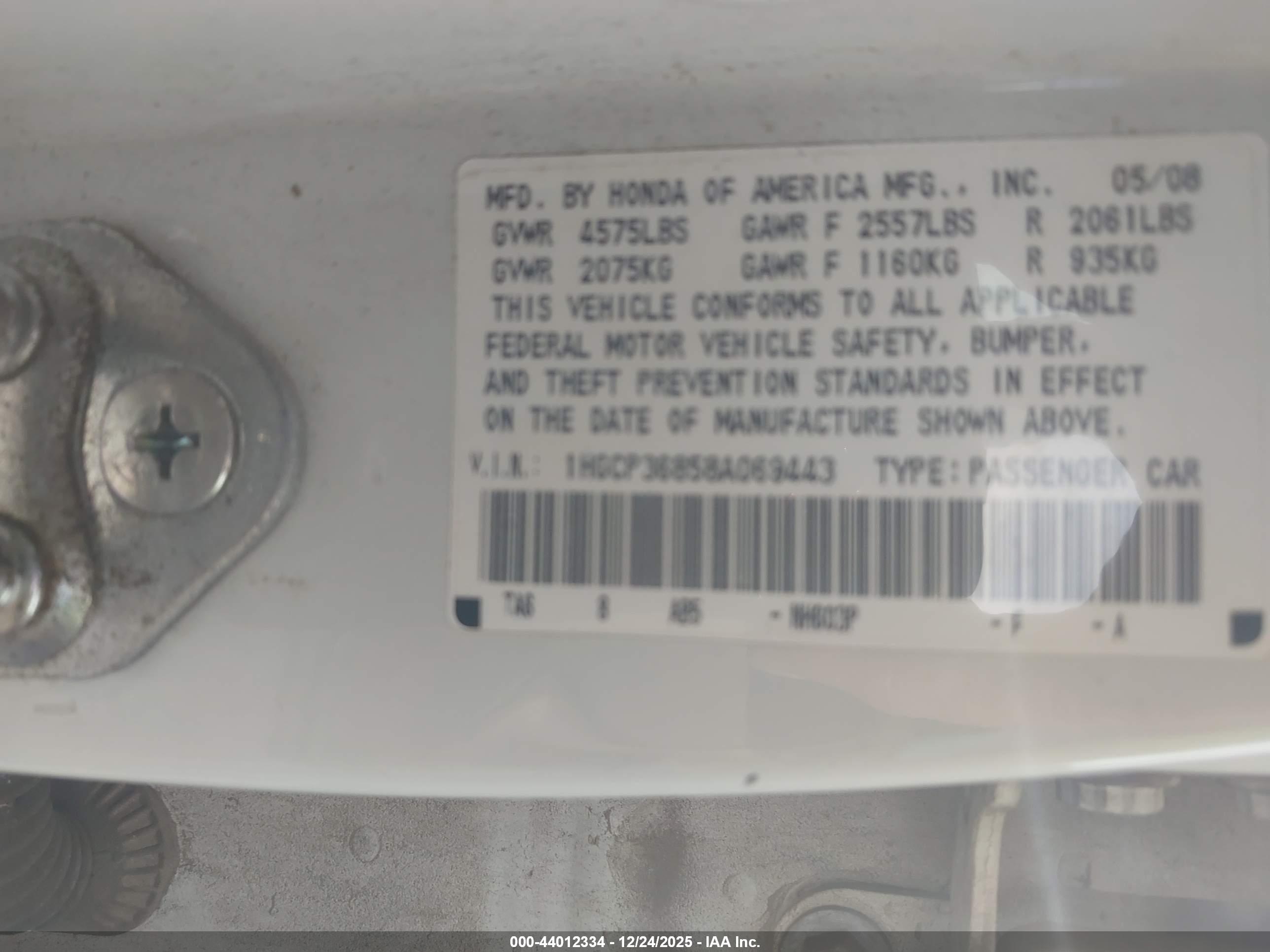 HONDA ACCORD image 9