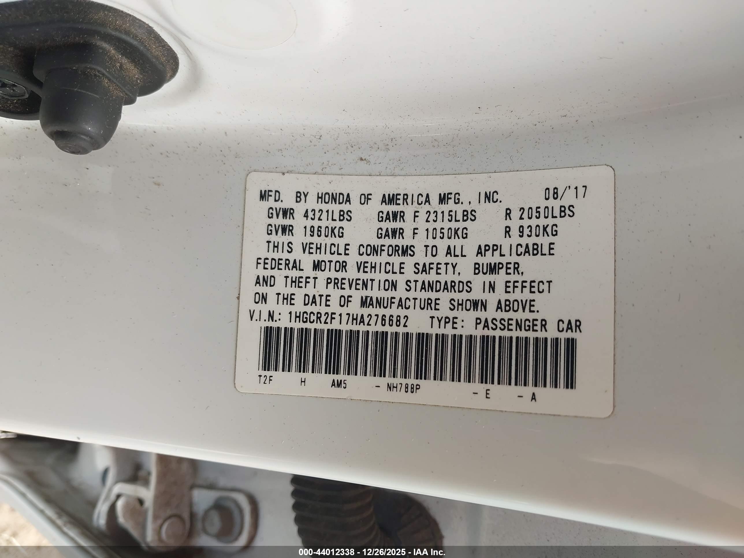 HONDA ACCORD image 9