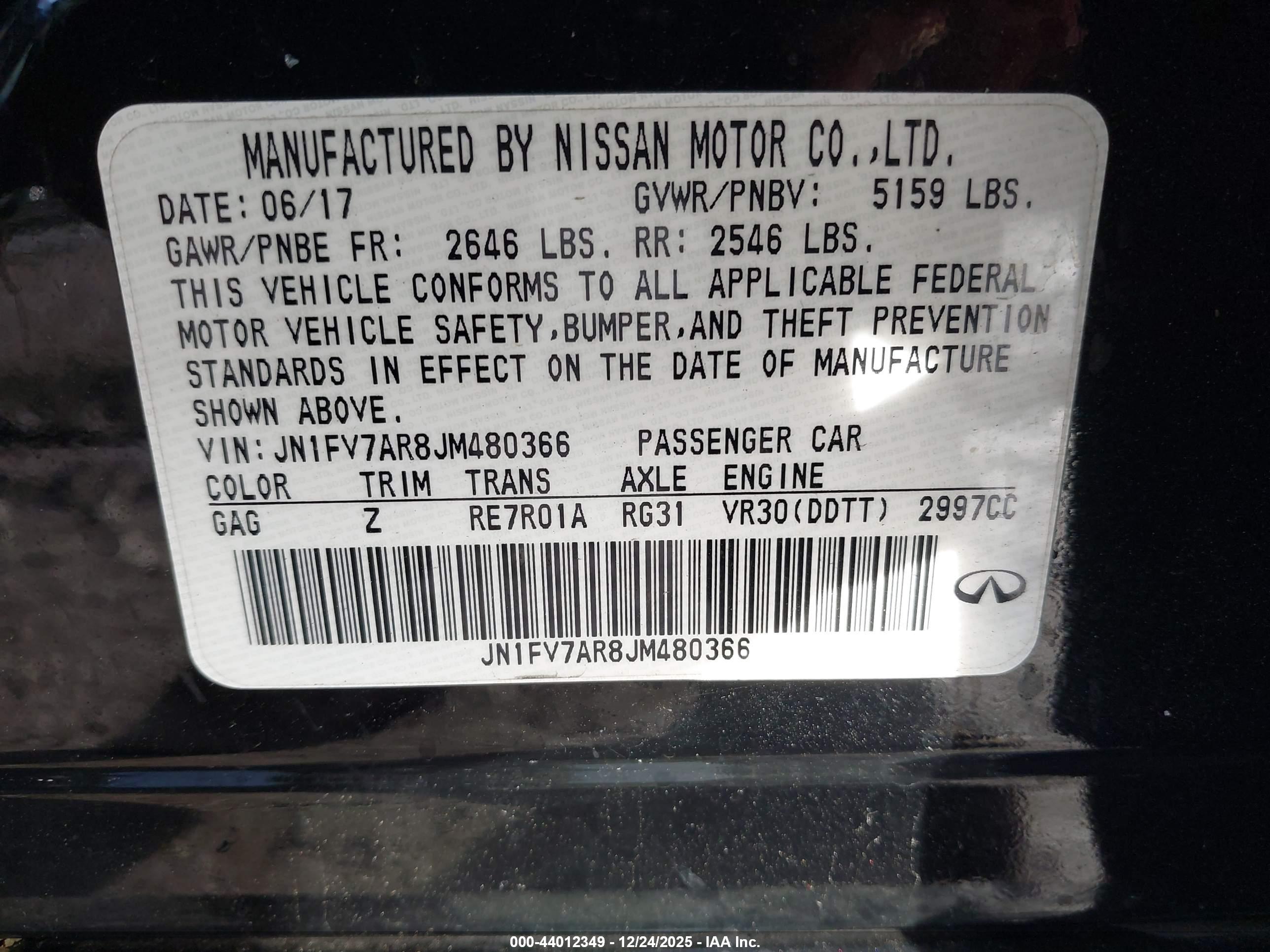 INFINITI Q50 image 9